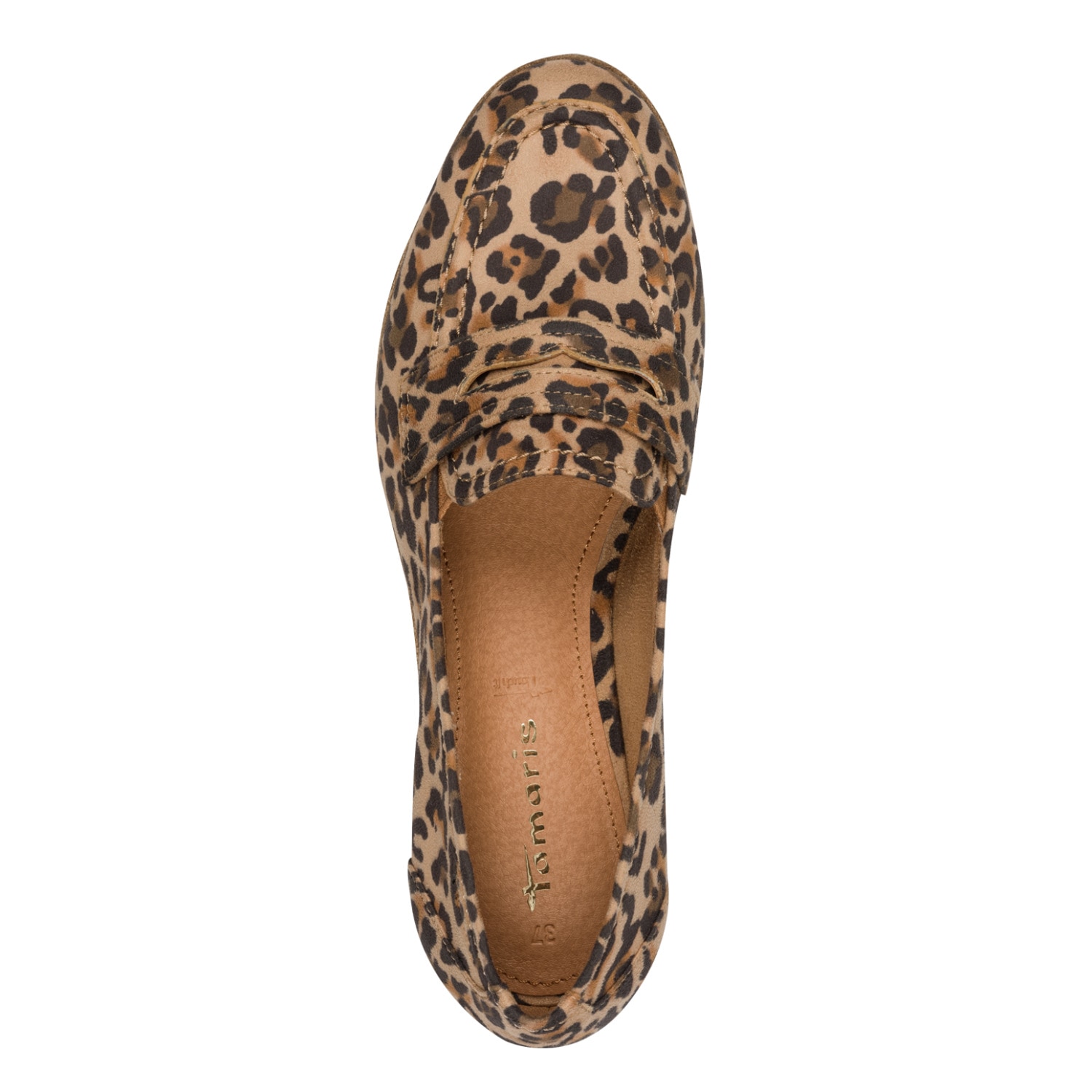 Tamaris Slipper  Blockabsatz, Schlupfschuh, Businessschuh im angesagten Animal-Look
