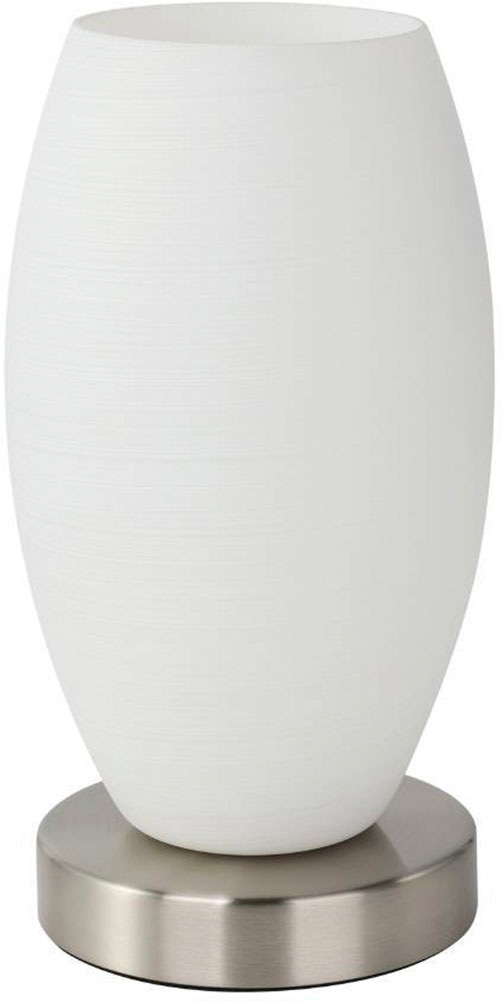EGLO Tischleuchte »BATISTA 3«, 1 flammig, Leuchtmittel E27 | Leuchtmittel wechselbar-ohne Leuchtmittel, Für Tisch, Sideboard oder Kommode, aus Stahl und handgemachtem Glas