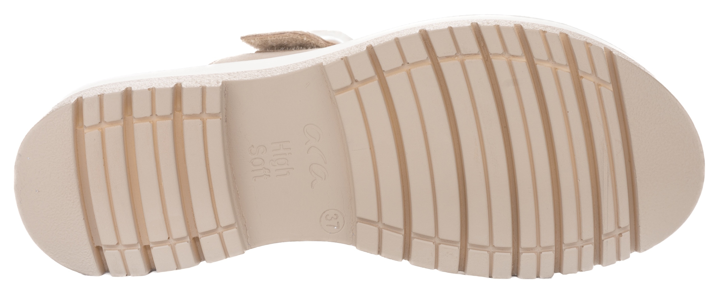 Ara Plateausandaletten »MALAGA«, Plateausandale, Klettschuh in Bequemweite G (= weit)