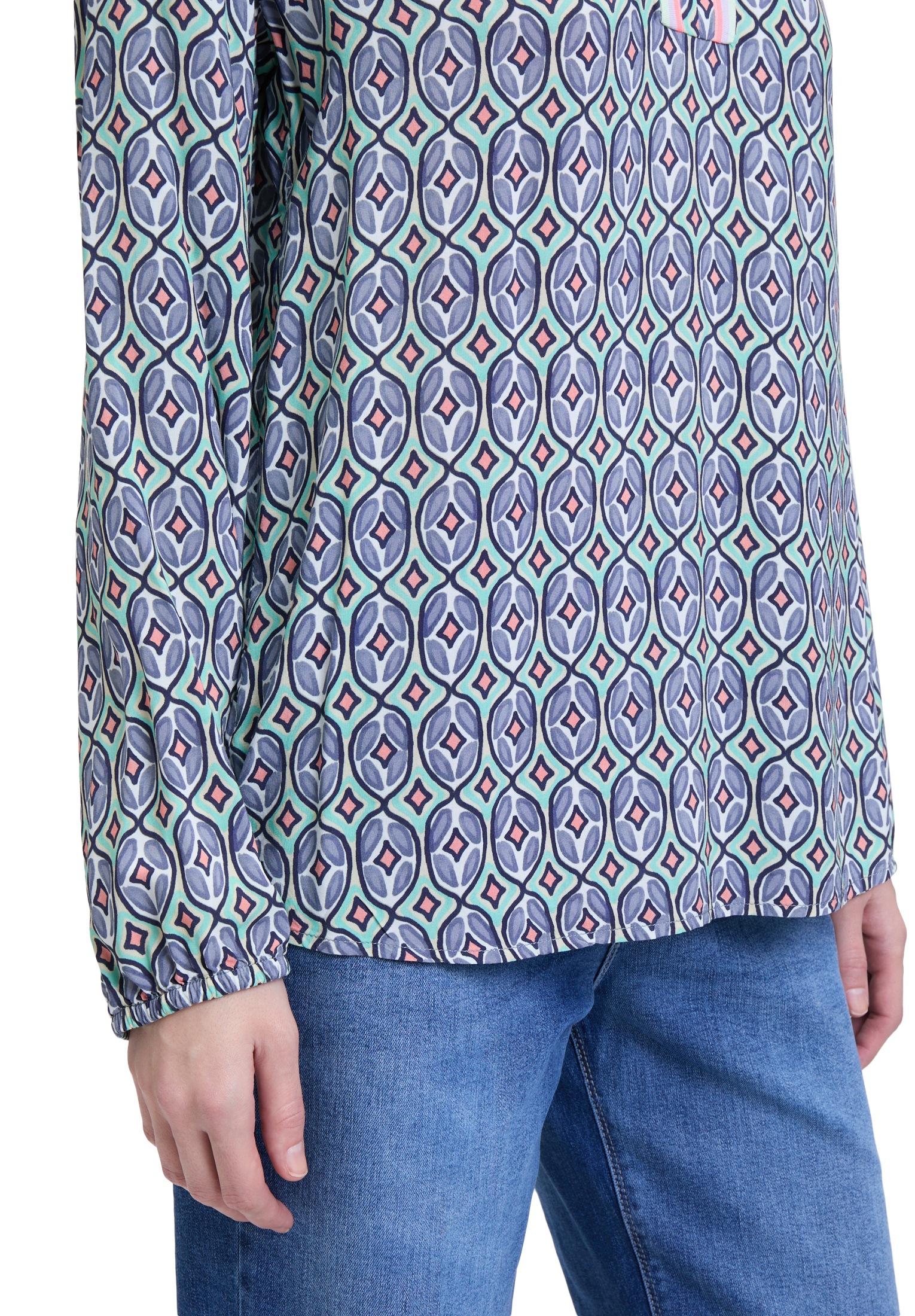 Cartoon Klassische Bluse »Casual-Bluse langarm«