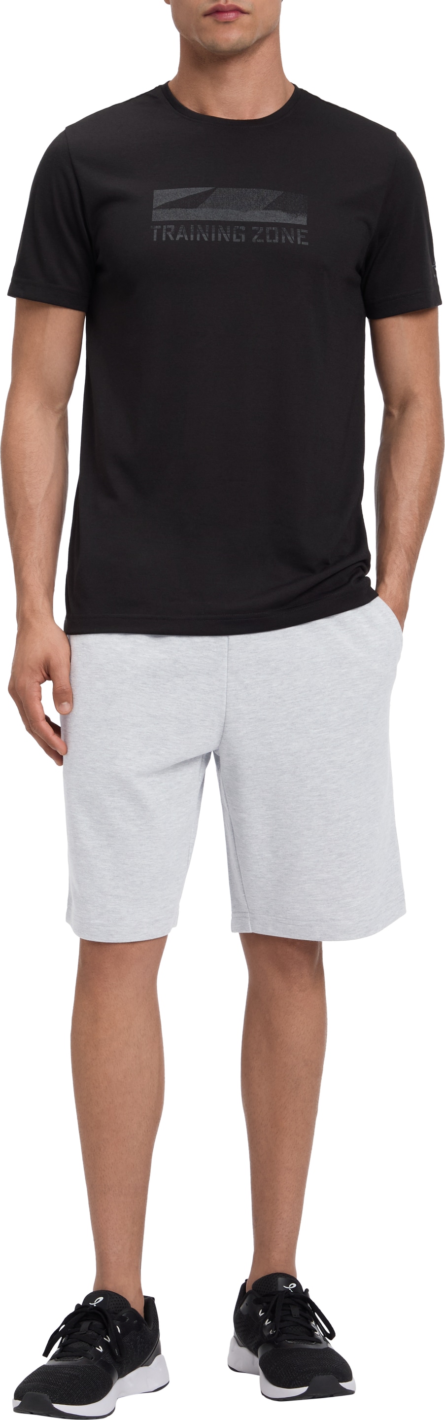 Energetics Shorts »HE.-SHORTS EDAN SHO FT M«  aus Baumwollmischung, mit Eingrifftaschen, Regular Fit