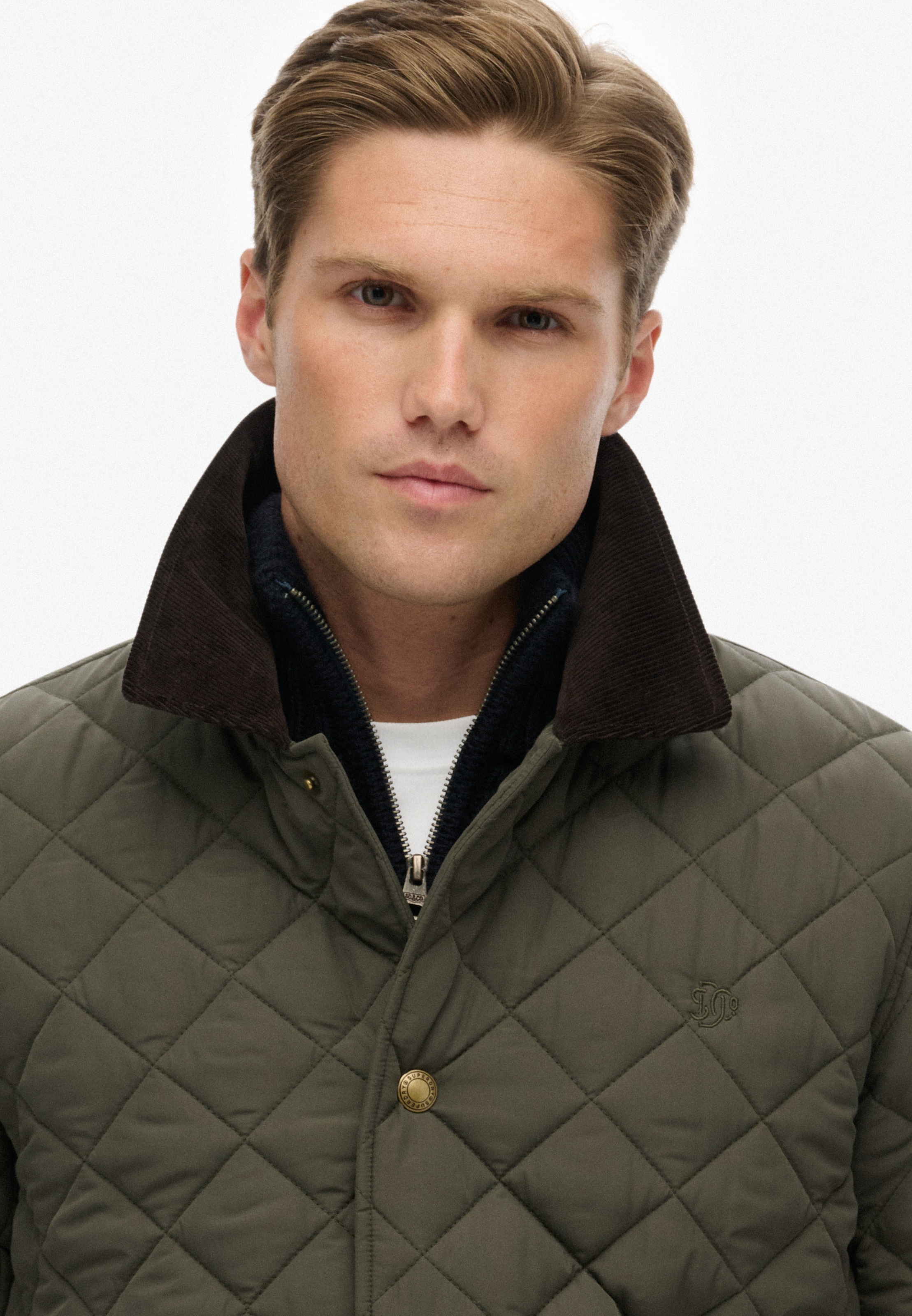 Superdry Steppjacke »QUILTED ESTATE COACH JACKET« Kunstfaser, regular fit