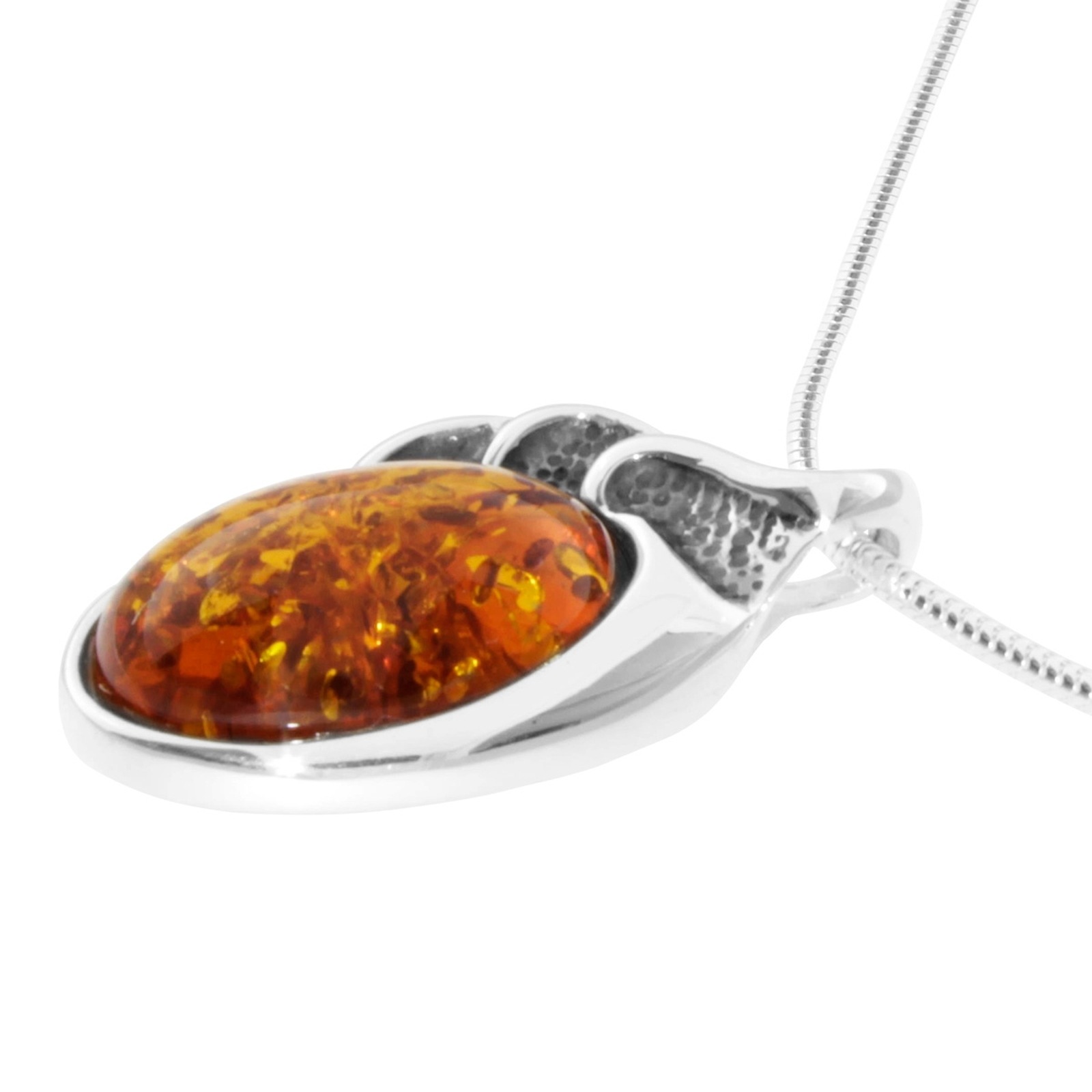 OSTSEE-SCHMUCK Kette mit Anhänger »- Gleiter-Marlen - Silber 925/000 - Bernstein«