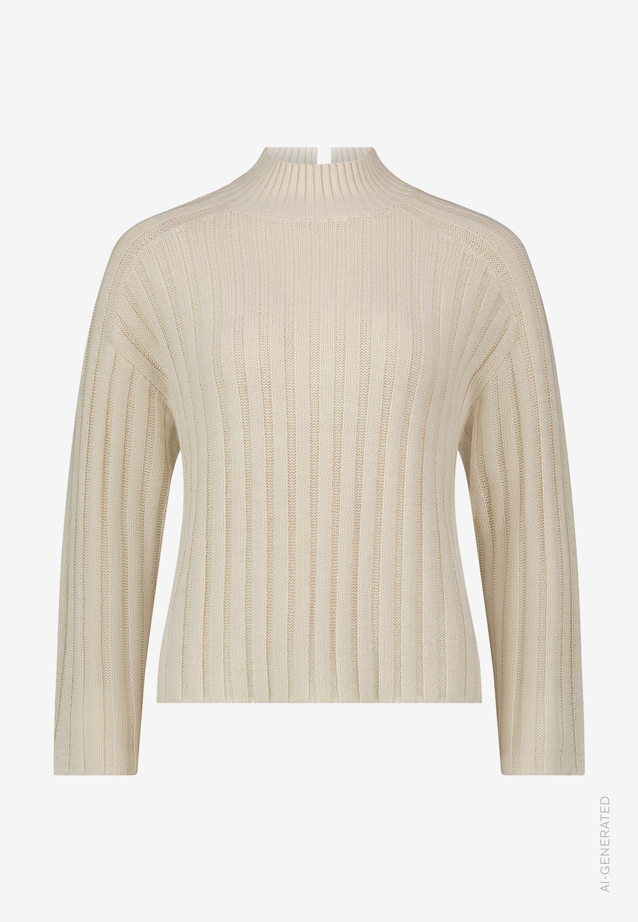 Zero Strickpullover Winterpullover mit Stehkragen