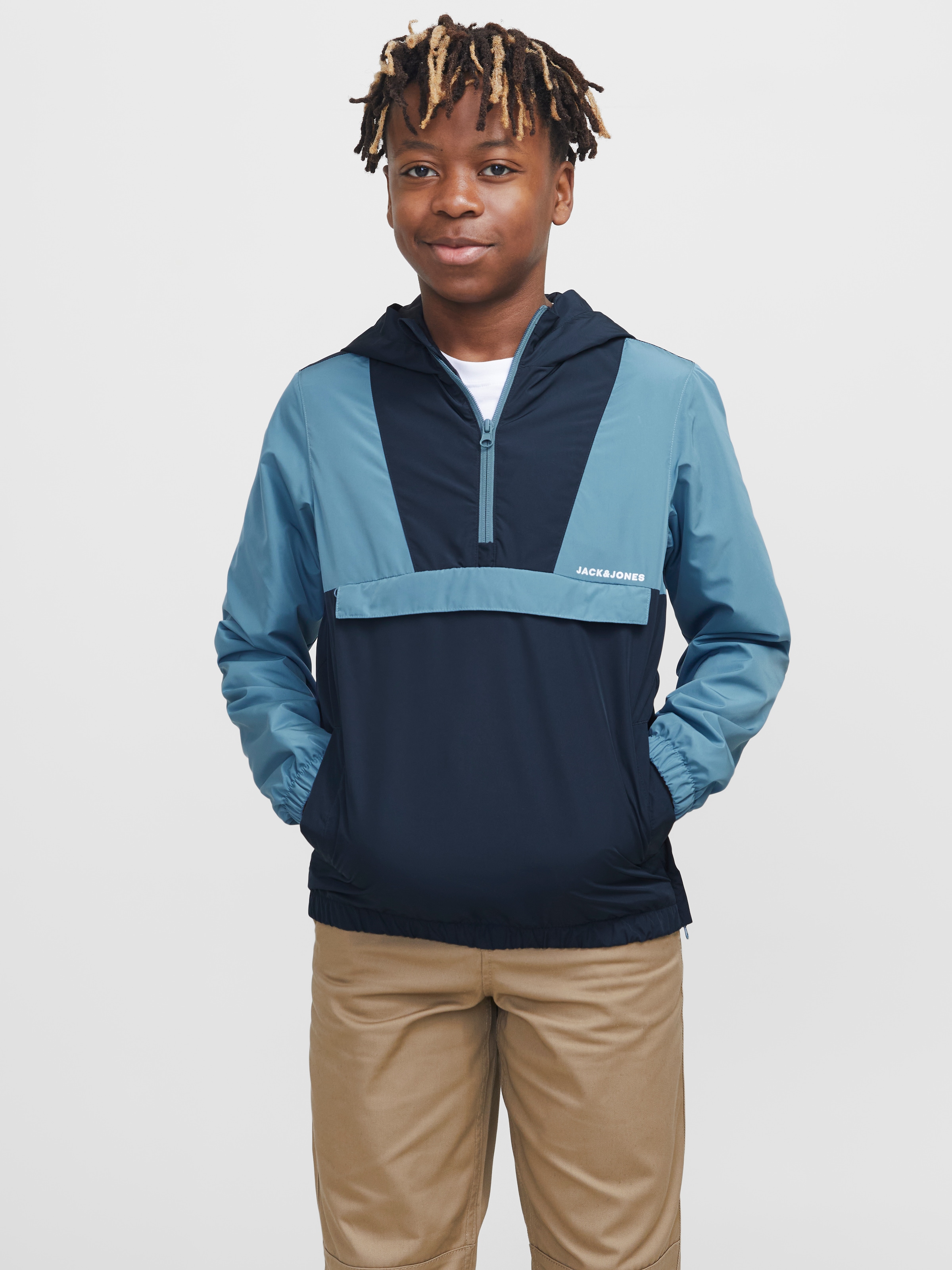 Jack & Jones Junior Windbreaker »JJWINDBREAKER PACKABLE ANORAK JNR«, mit Kapuze