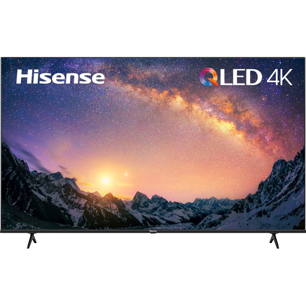 Hisense QLED-Fernseher »50E77HQ«, 126 cm/50 Zoll, 4K Ultra HD, Smart-TV, HDR10, HDR10+ decoding, HLG, Dolby Vision, DTS Virtual, 60Hz Panel, Bluetooth, Alexa Built-in, VIDAA Voice