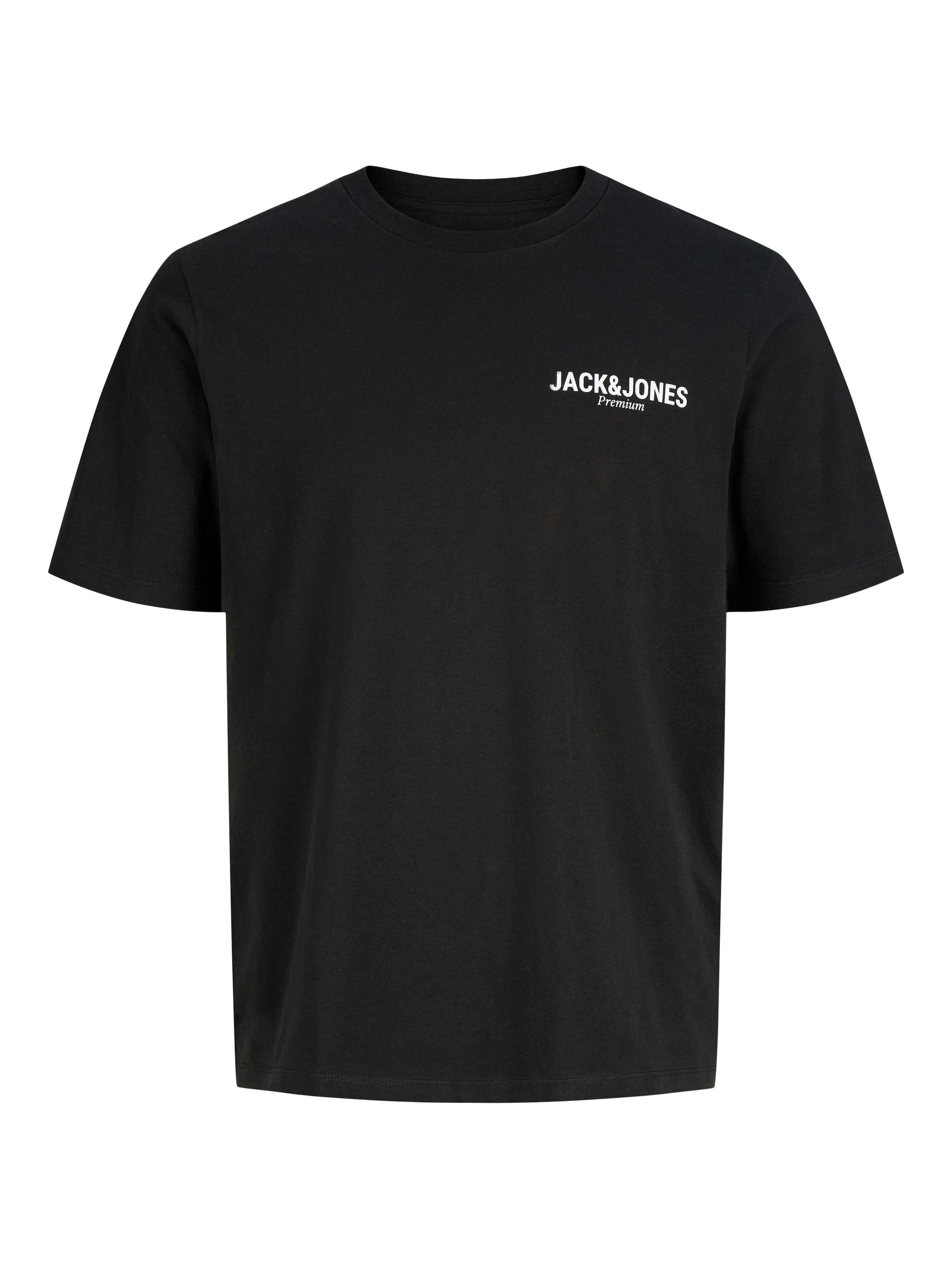 Jack & Jones T-Shirt »JPRBLAOSCAR SS TEE FST« mit Logo Schriftzug