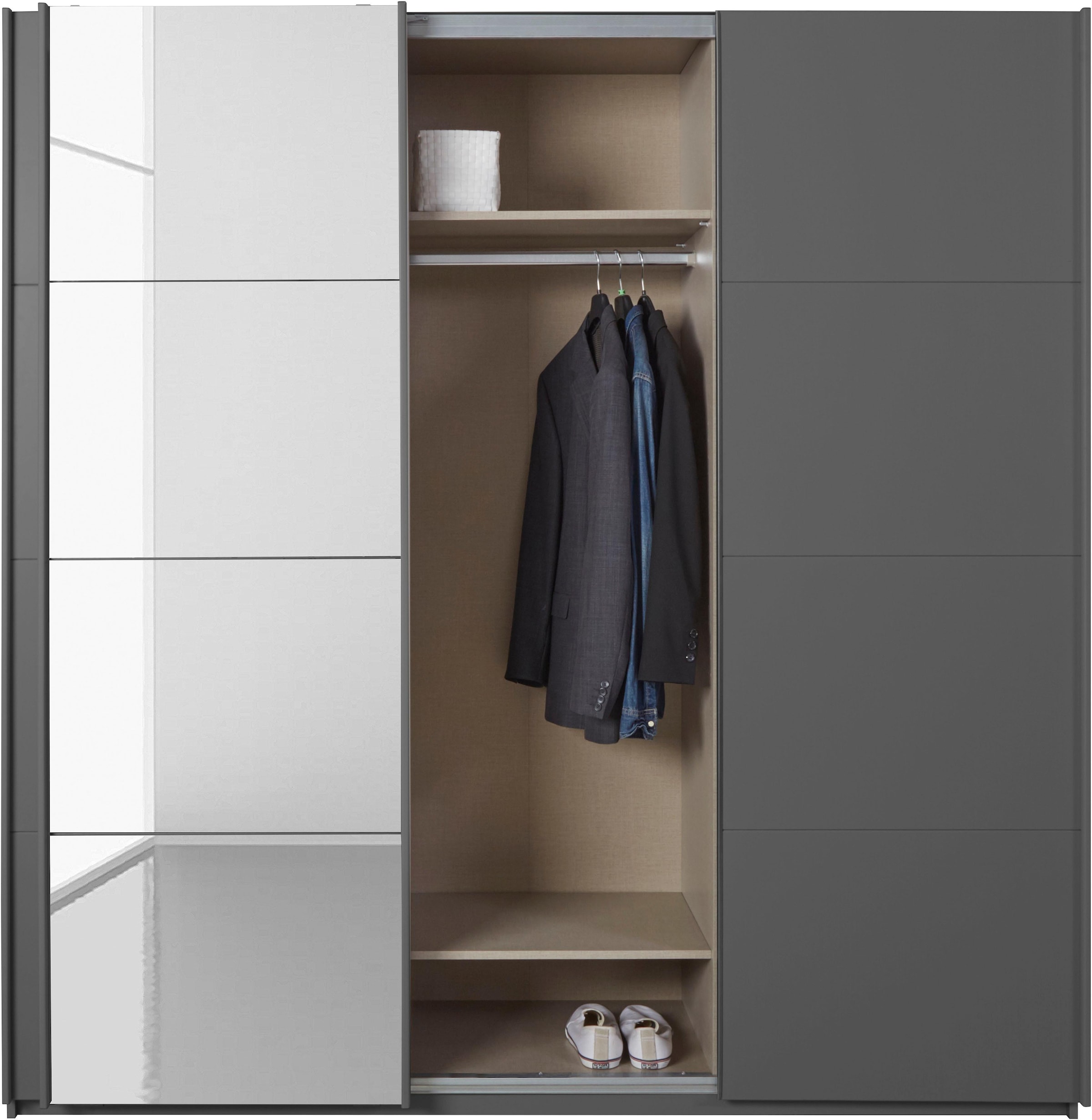 rauch Schwebetürenschrank »Kleiderschrank Schrank Garderobe Wäscheschrank BESTSELLER KEPAN« inkl. Schubladen-Einsatz und extra Einlegeböden MADE IN GERMANY