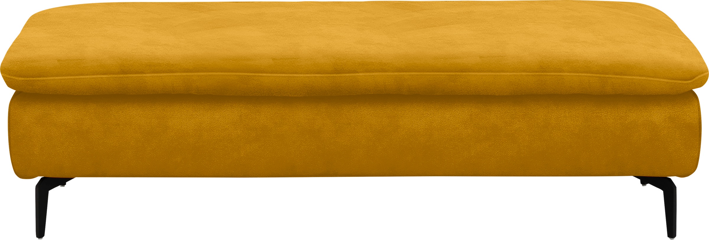 W.SCHILLIG Ecksofa »valentinoo, Designsofa, bequem, elegant und zeitlos, L-Form«, (Set), inklusive Hocker, mit Sitztiefenverstellung, Breite 299 cm
