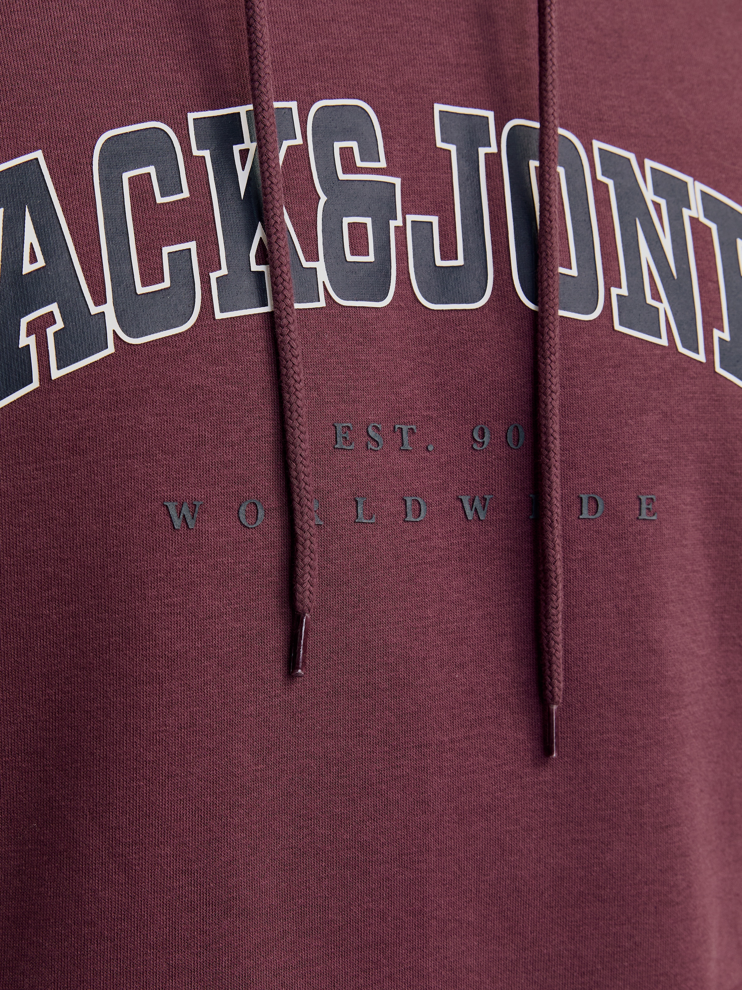 Jack & Jones Kapuzensweatshirt »JJECALEB VARSITY SWEAT HOOD NOOS«