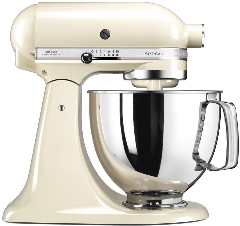 KitchenAid Küchenmaschine »5KSM175PSEAC ALMOND CREAM«, Gratis Wasserkocher, 2. Schüssel, Flexirührer. (Wert ca. 347,-UVP)