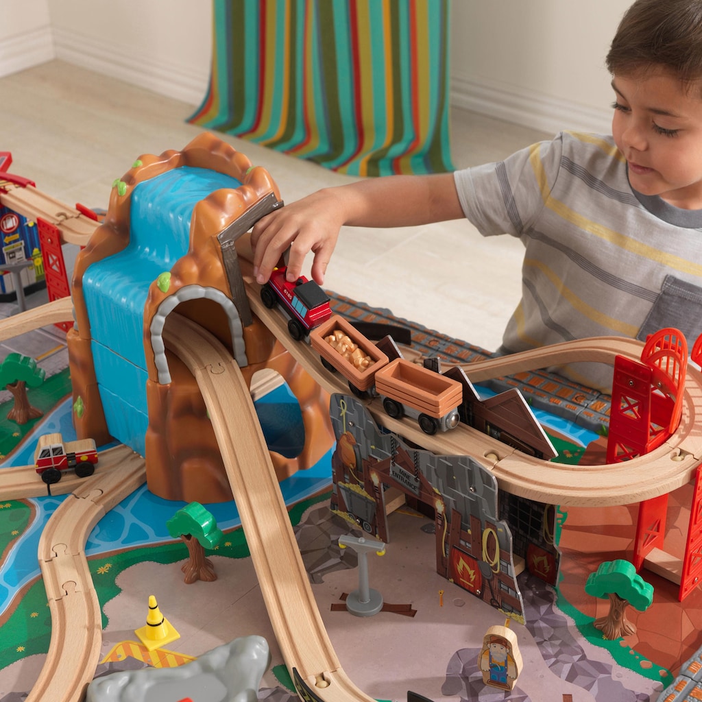 KidKraft® Spieltisch »Wasserfall Eisenbahntisch & Spielset«