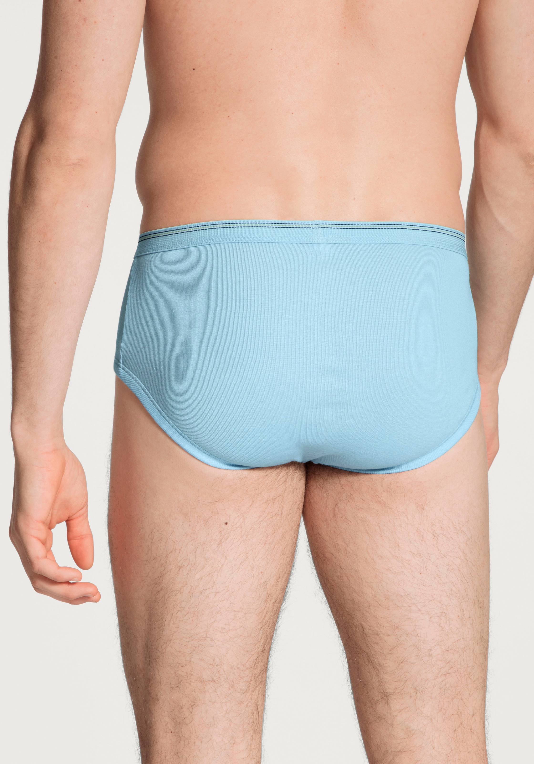 CALIDA Midislip »Twisted Cotton«, mit Eingriff, Pure Cotton, Feinripp, weich