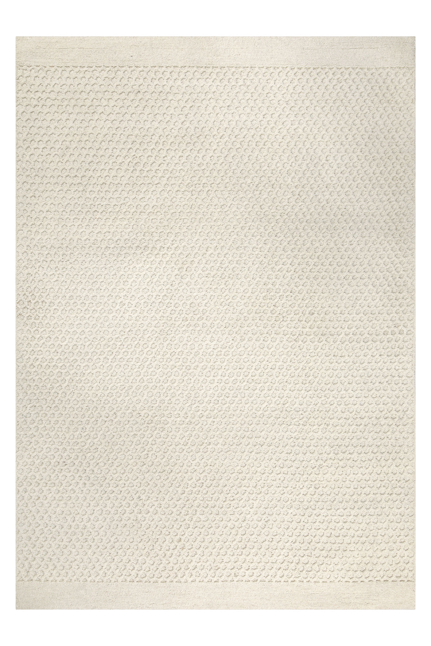 Wecon home Wollteppich »Hamptons THIRTYEIGHT«, rechteckig, 11 mm Höhe, Läufer, Schurwolle, Kurzflor, Wohn- & Schlafzimmer, elegant, Waben