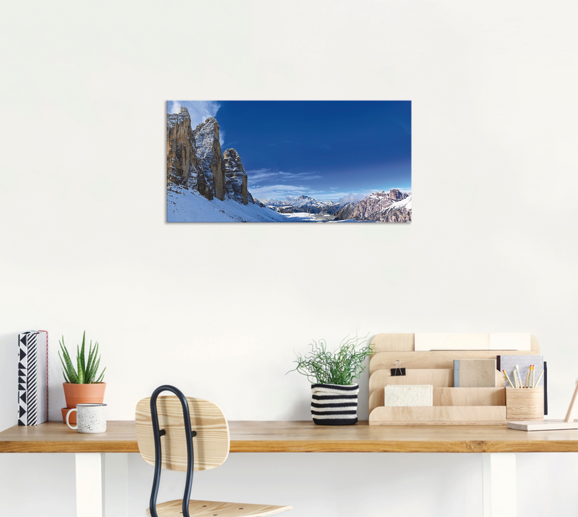 Artland Wandbild »Drei Zinnen Umrundung in den Dolomiten«, Himmel, (1 St.), als Alubild, Outdoorbild, Wandaufkleber in verschied. Größen