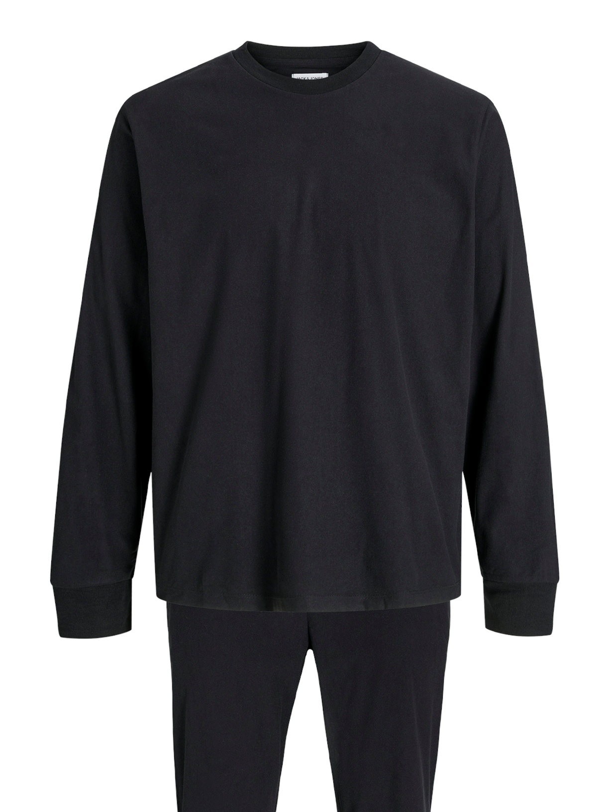 Jack & Jones Langarmshirt »JACSOLID LOUNGE SET W NOOS«, (Set, 2 tlg.)