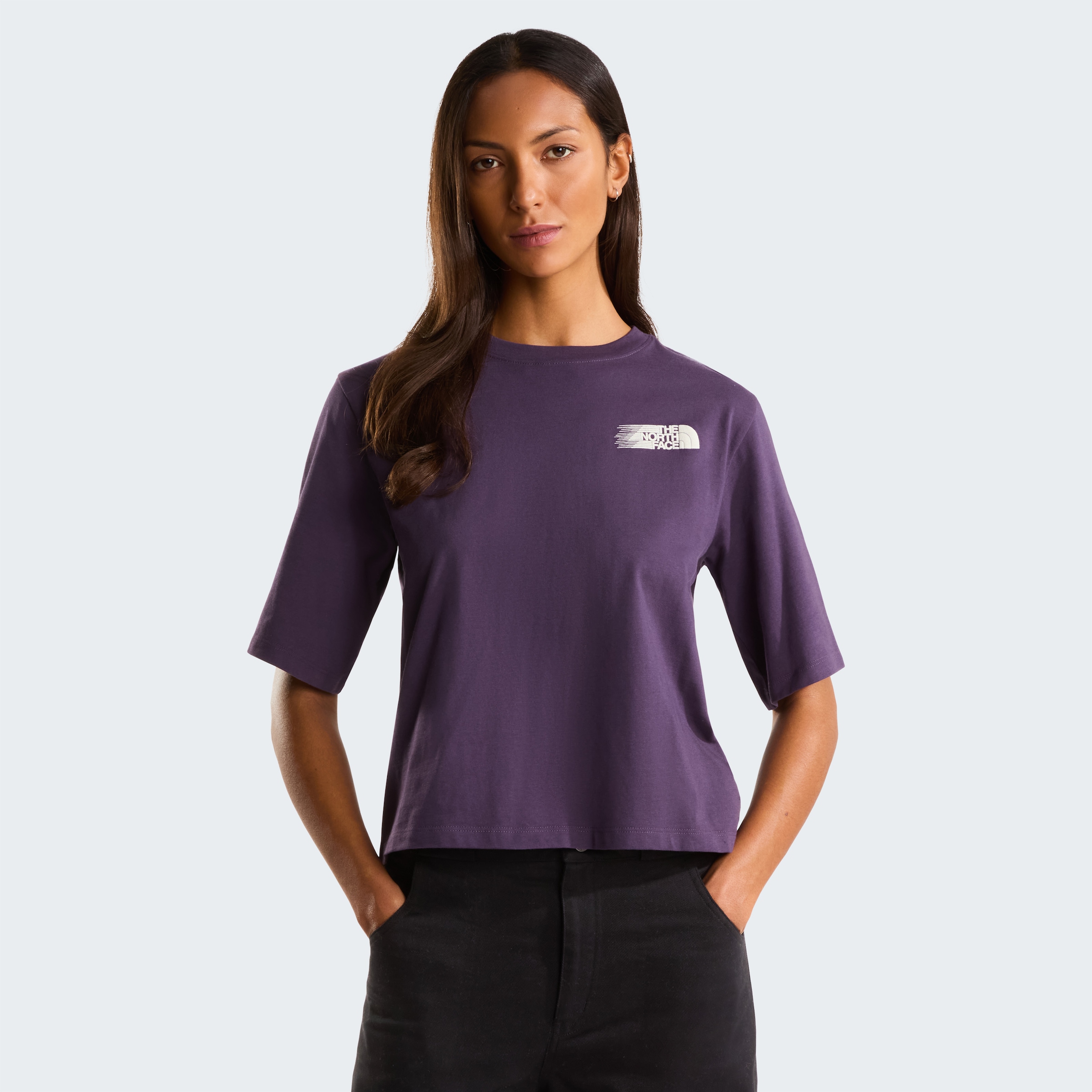 The North Face T-Shirt »W RETRO TRAIL BOXY SS TEE-GRAPHIC«