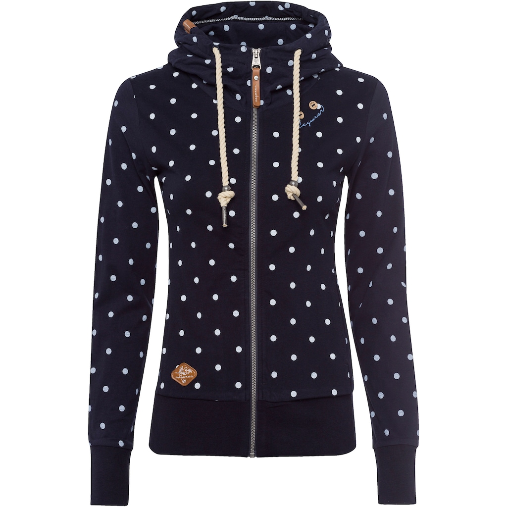 Ragwear Funktions-Kapuzensweatjacke »PAYA DOTS O«