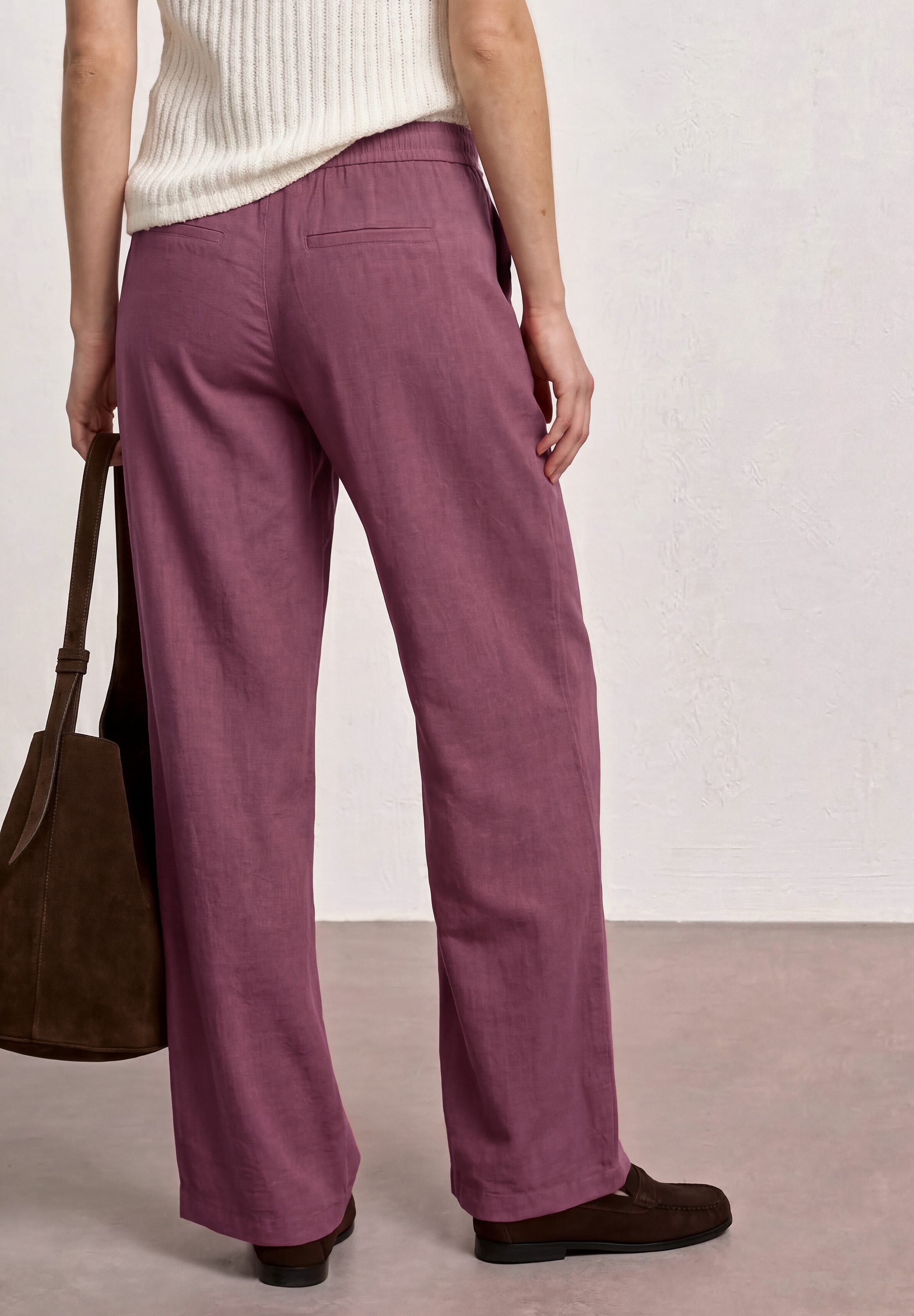 STREET ONE Stoffhose »Style Emee«  Crepe Sommerhose mit Viskose