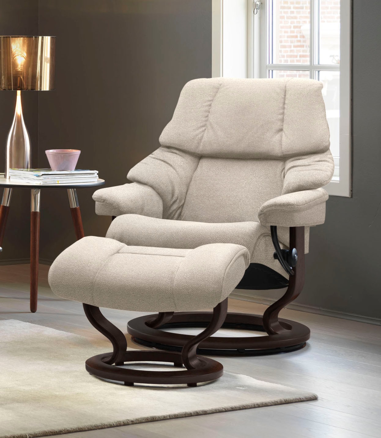 Stressless® Fußhocker »Reno«, mit Classic Base, Gestell Braun