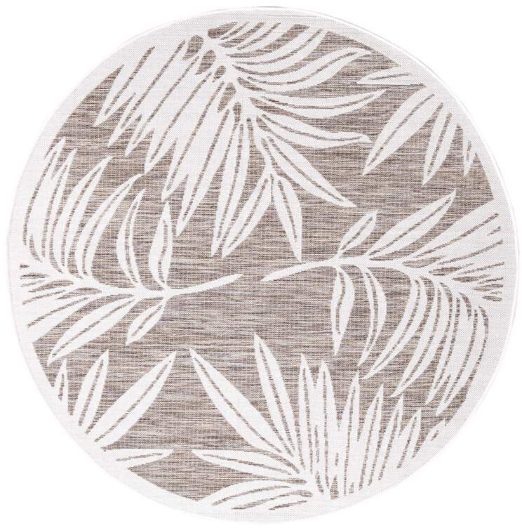Carpet City Teppich »Outdoor 468«, rund, 5 mm Höhe, UV-beständig, Flachgewebe, auch in quadratischer Form erhältlich
