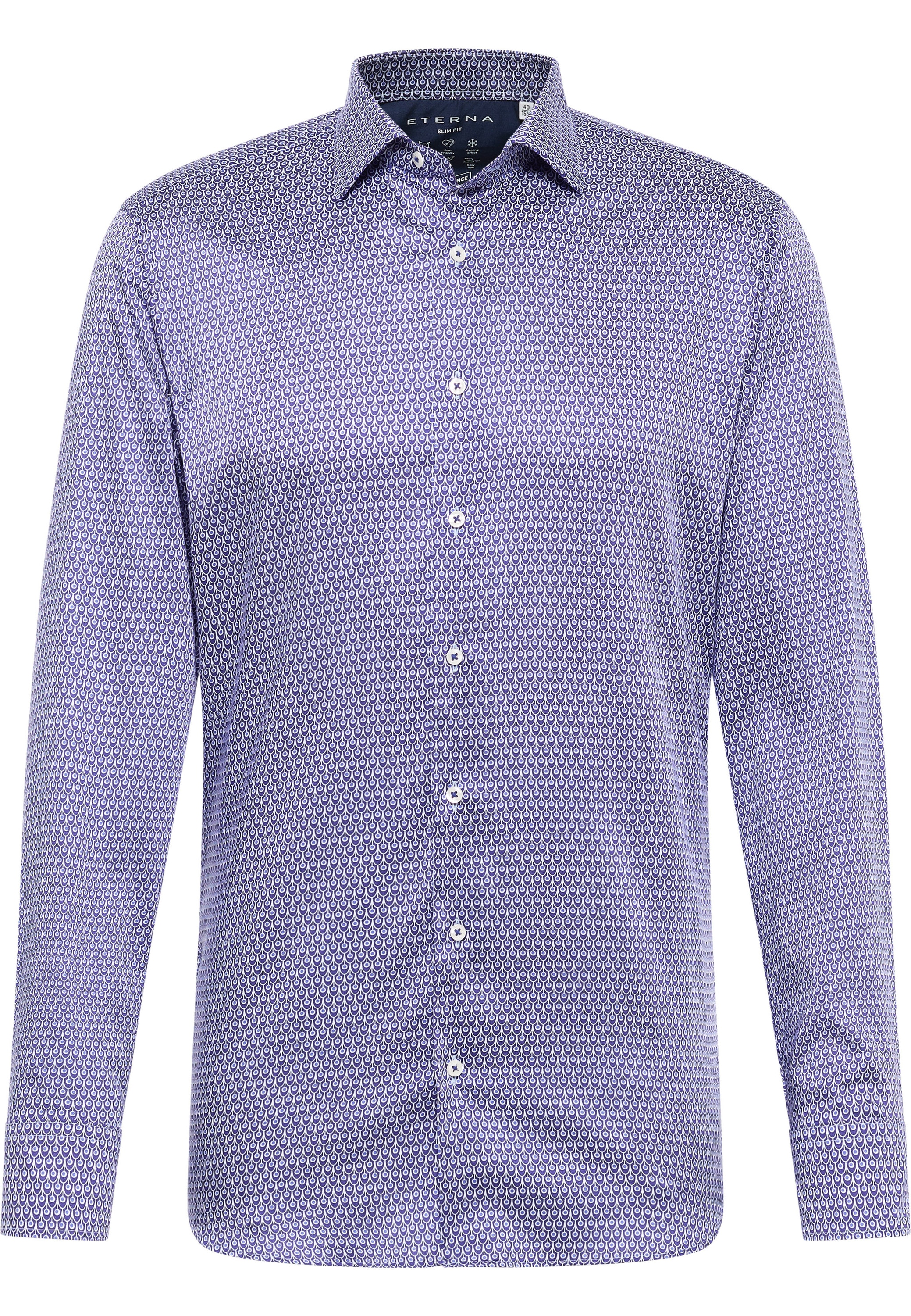 Eterna Langarmhemd »SLIM FIT«, EASY IRON (bügelleicht)