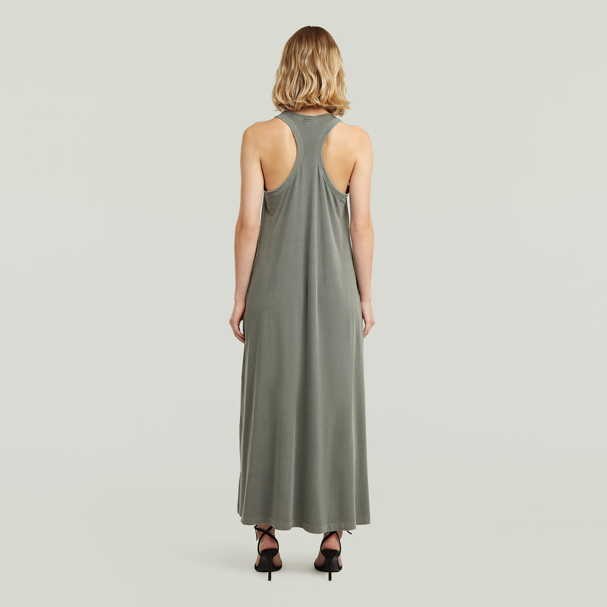 G-STAR Maxikleid »Washed Tank Maxi Dress wmn« mit Racerback, Baumwolle