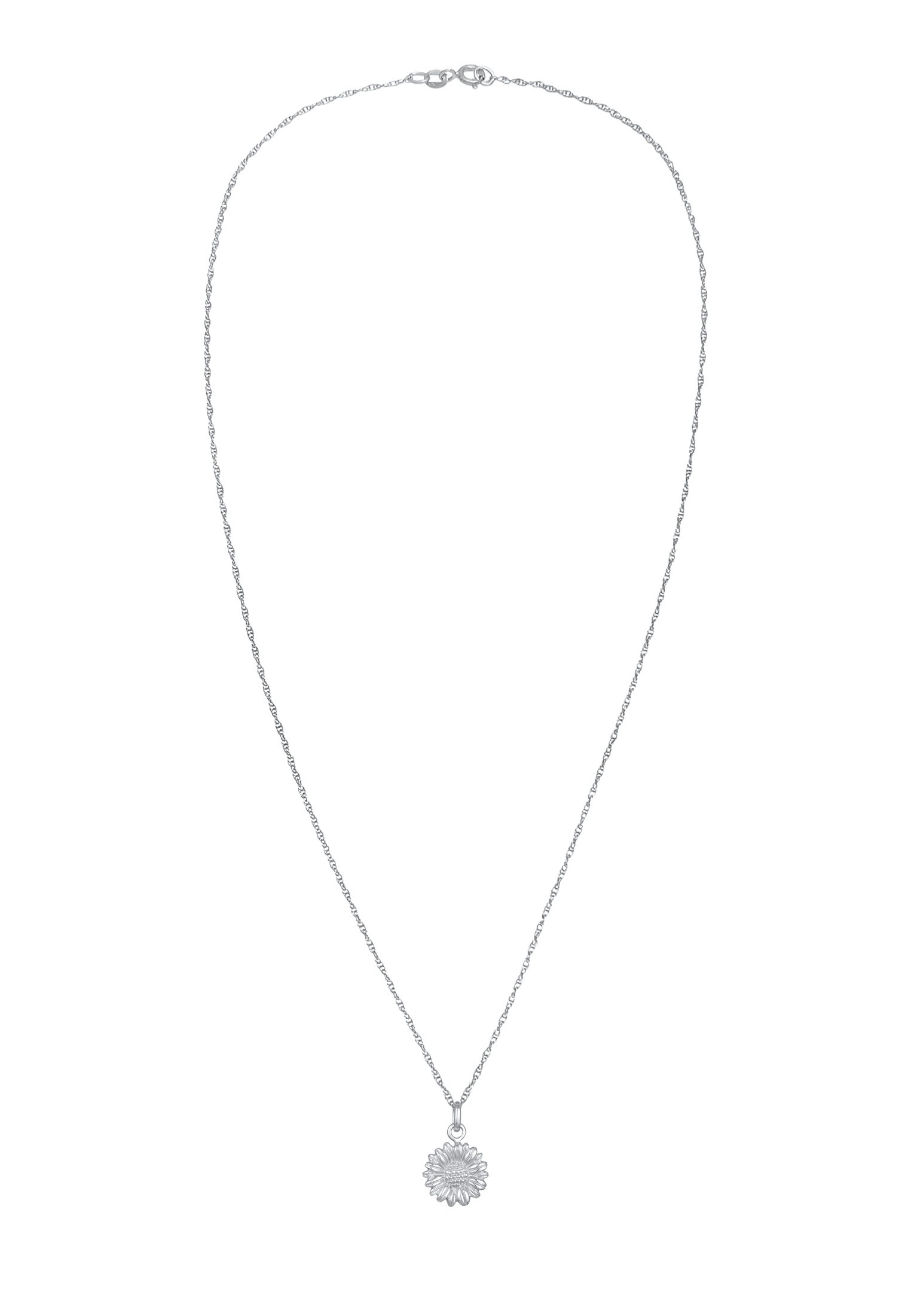 Elli Kette mit Anhänger »Halskette Gänseblume Flower 925 Silber«