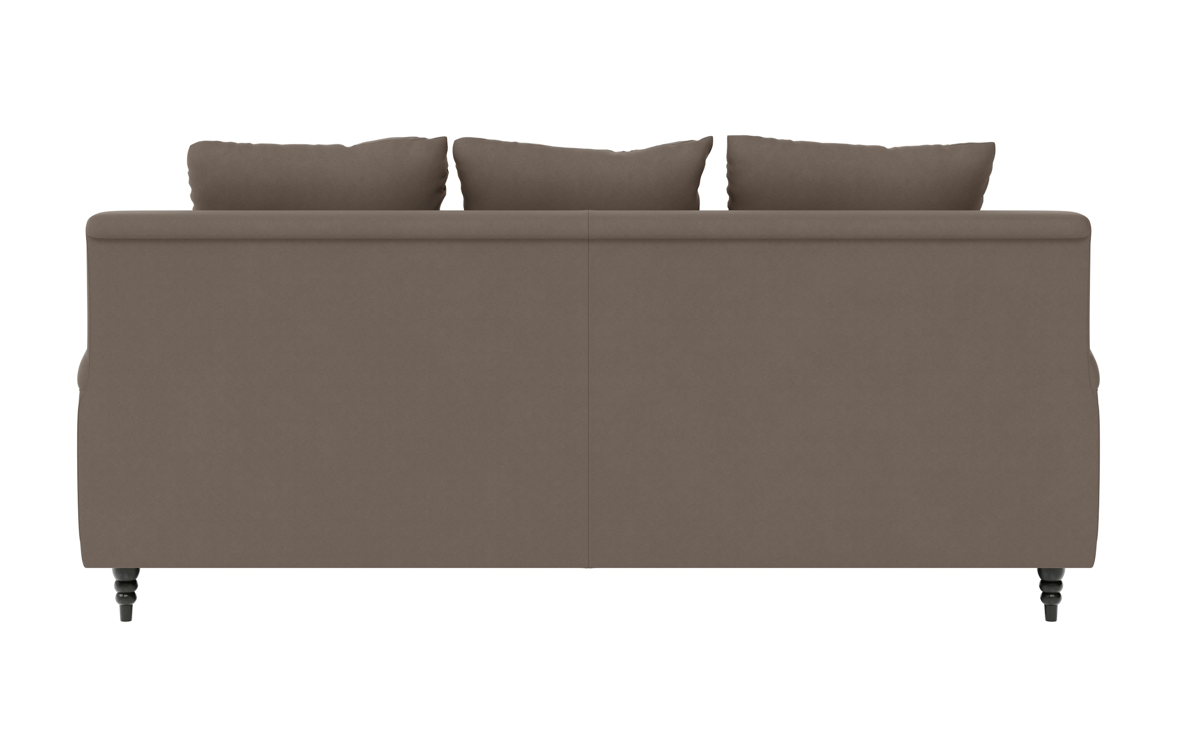 Home affaire 3-Sitzer »NORIN« zwei Fußarten: vorne - Rollen, hinten - Holzfüße