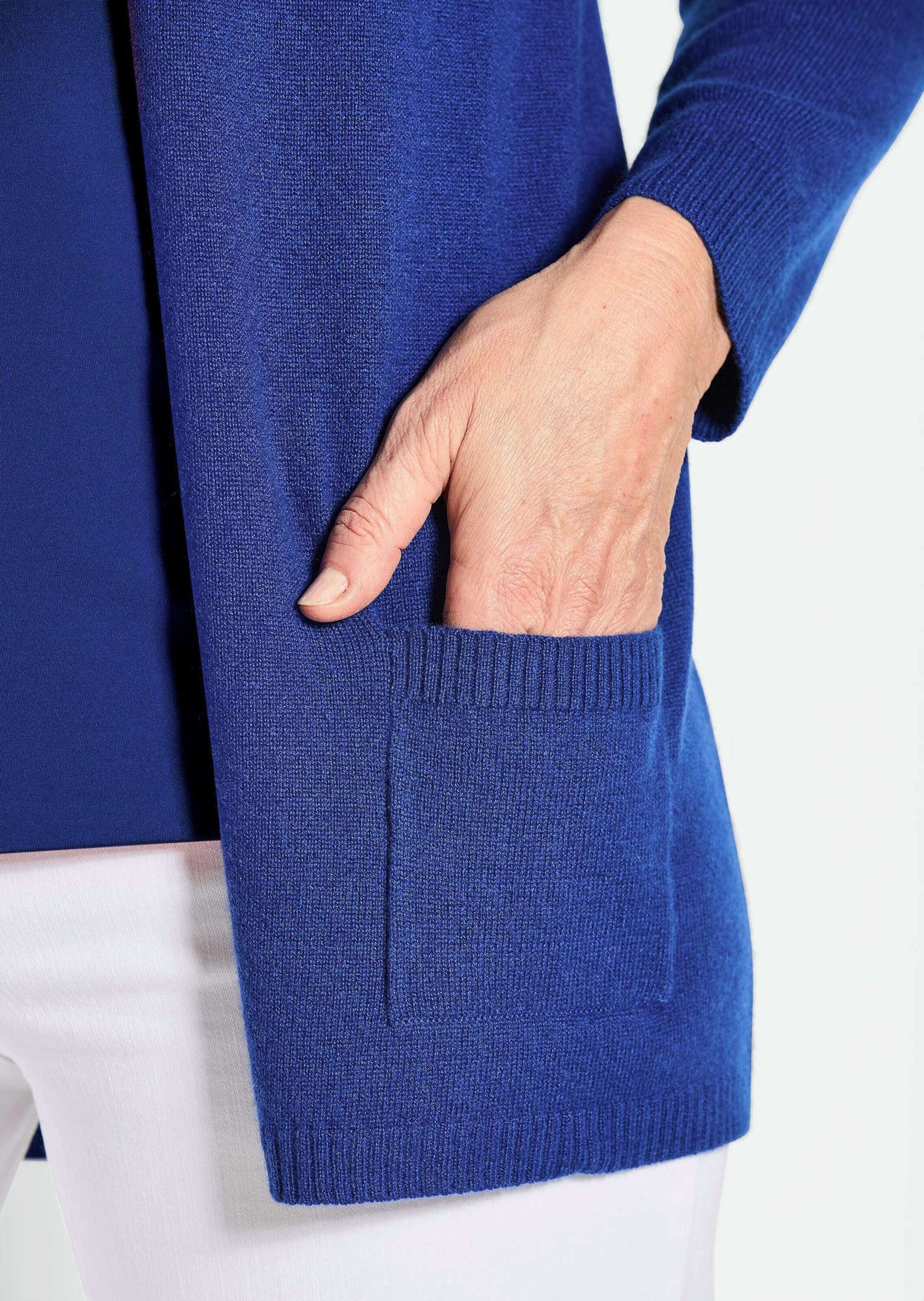 GOLDNER Strickjacke »Langarm Feinstrick-Cardigan«