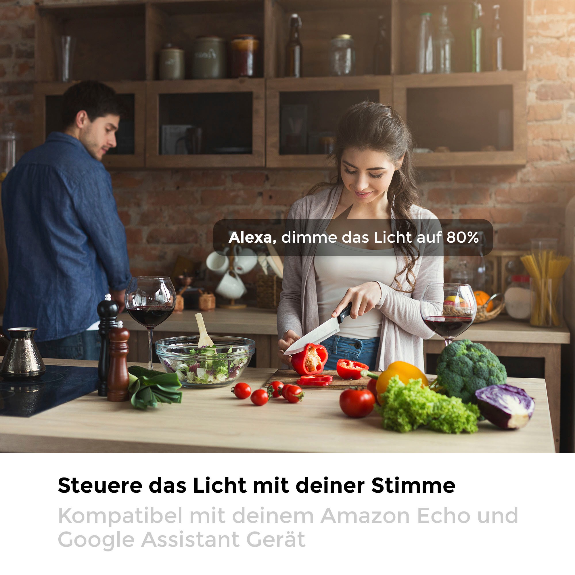 B.K.Licht LED Deckenleuchte »BK_SD1476 WiFi RGB-CCT Deckenlampe, APP-Steuerung, iOS+Andorid«, 1 flammig, Leuchtmittel LED-Modul | LED fest integriert, inkl. Fernbedienung, Farbwechsel und Lichteffekte, Ø39cm