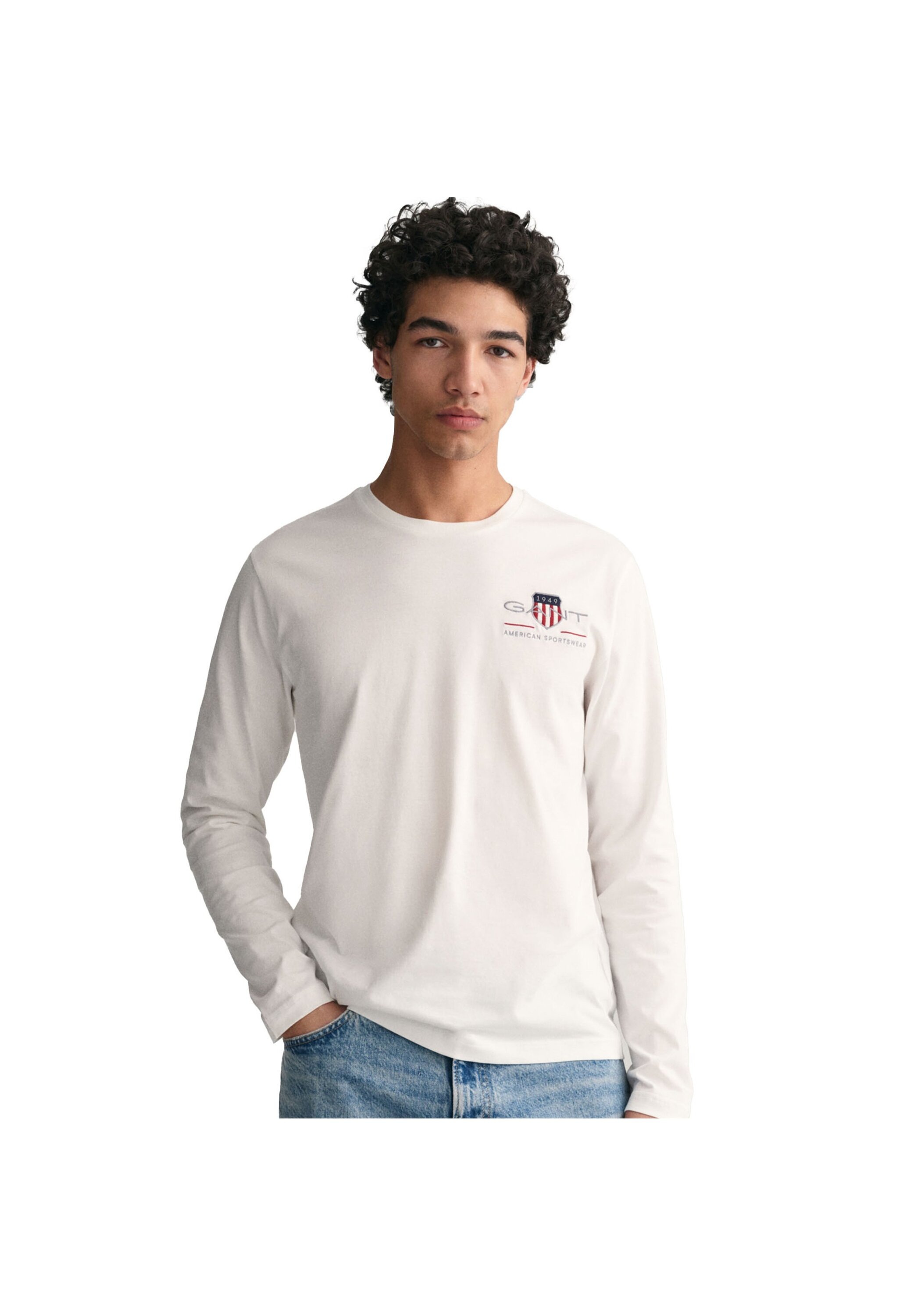 Gant Longsleeve »Longsleeve REGULAR MEDIUM ARCHIVE SHIELD 1er Pack«