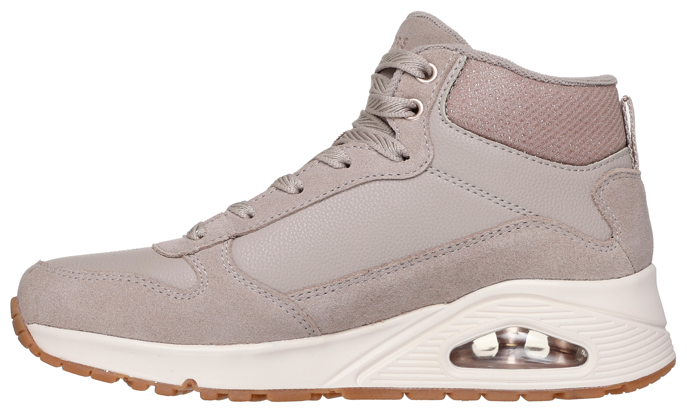 Skechers Keilsneaker »UNO-STACRE SHINE«  High Top Sneaker, Schnürboots mit Luftkammern Sohle