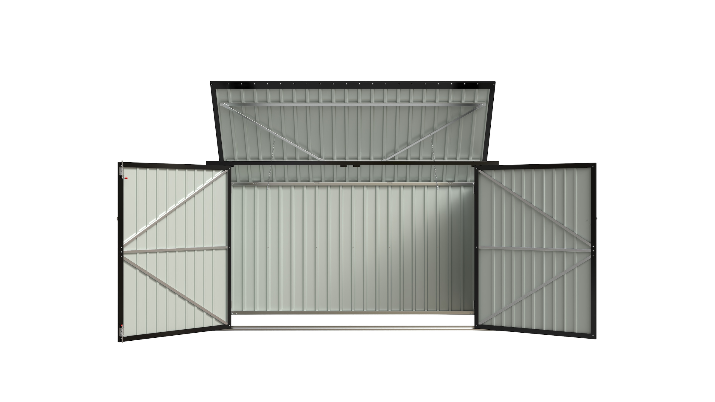 KONIFERA Mülltonnenbox »Oviedo« BxTxH: 233x105x133 cm