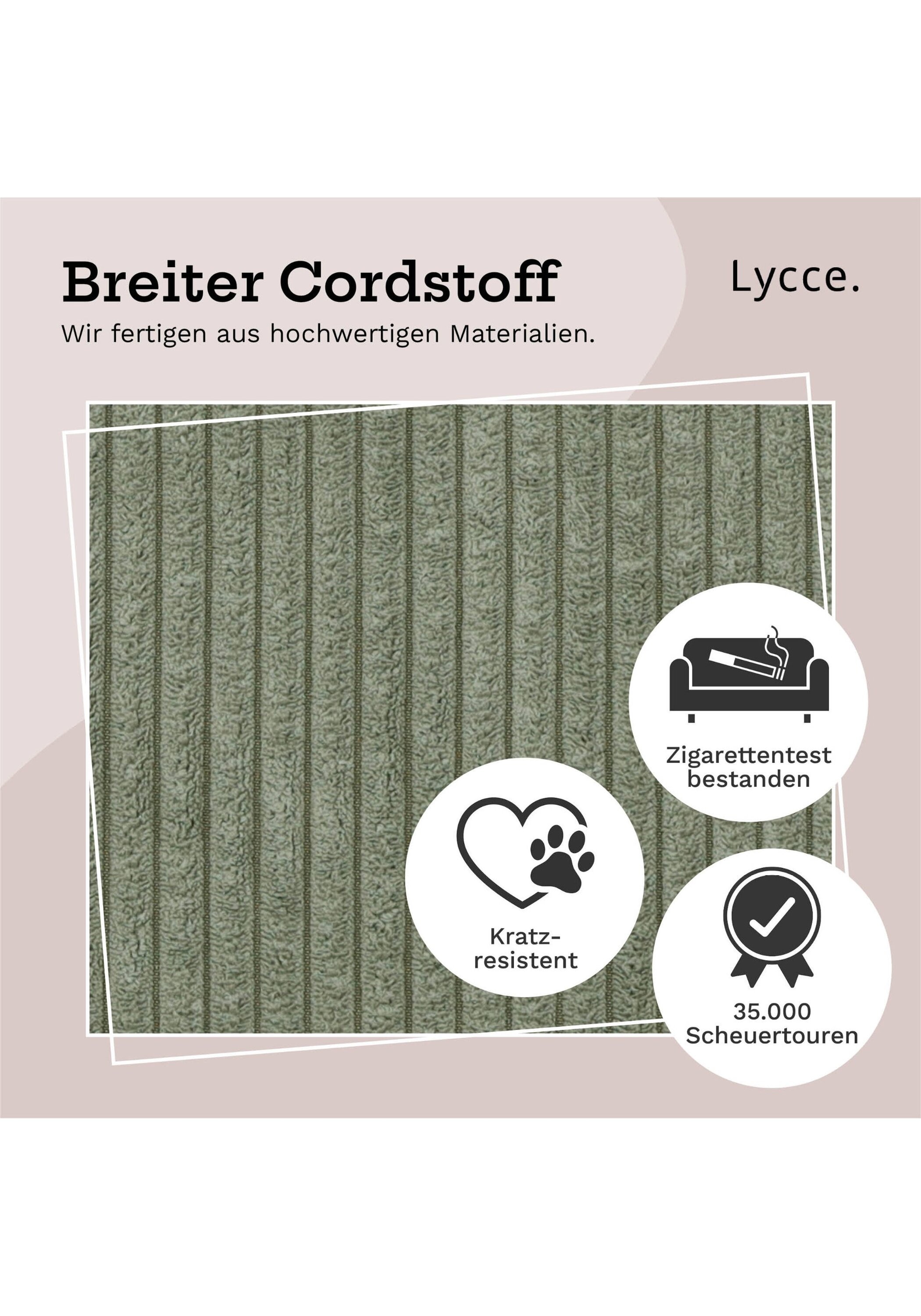 Lycce Bankauflage »Bankauflage Bankauflage Klemmkissen 1 Leiste 1er Pack« 3