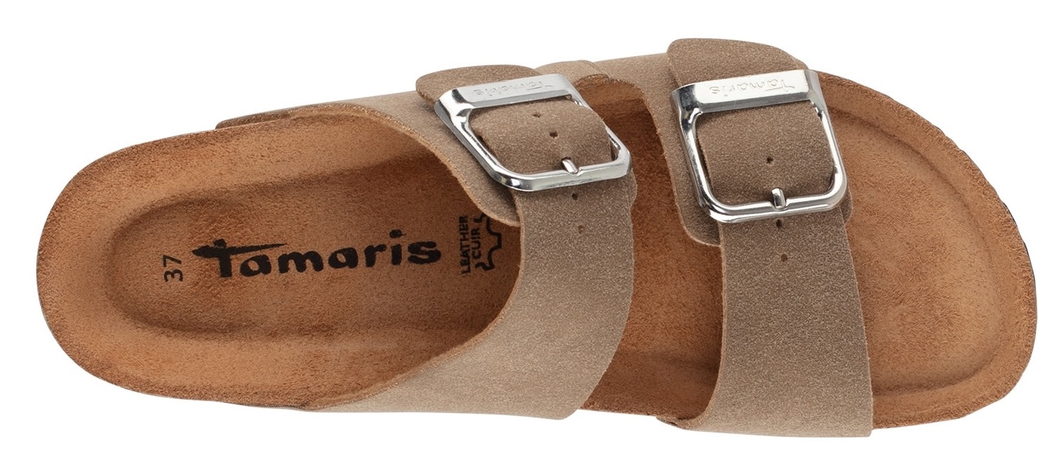 Tamaris Pantolette  Sommerschuh, Schlappen mit gepolstertem Fußbett