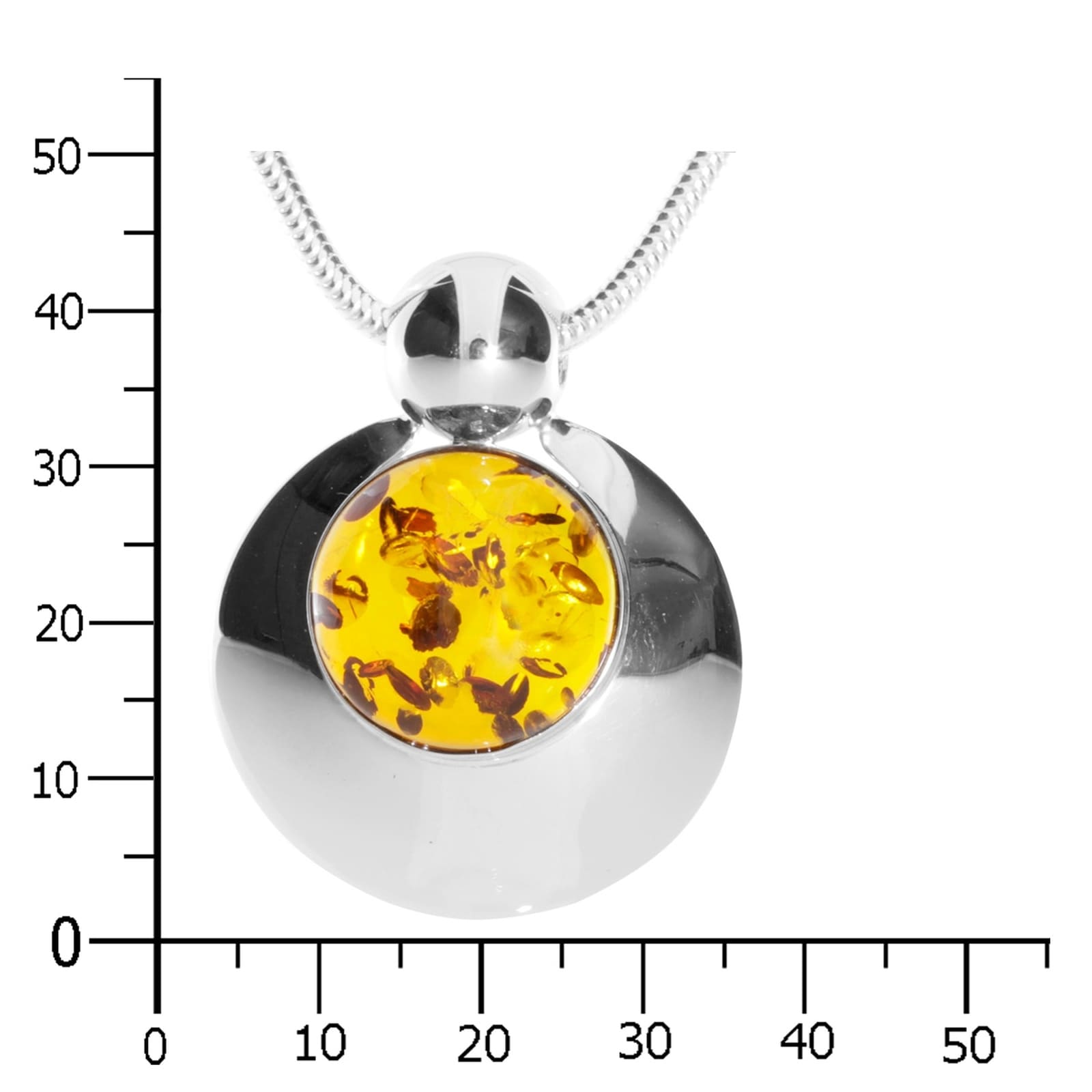 OSTSEE-SCHMUCK Kette mit Anhänger »- Skyla - Silber 925/000 - Bernstein«