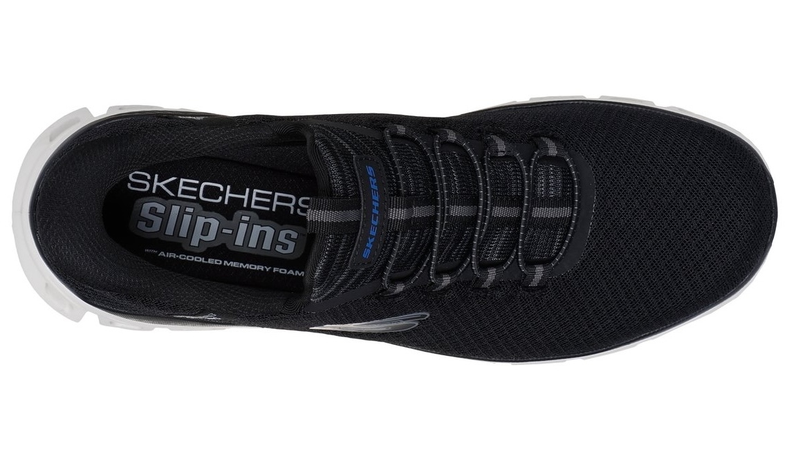 Skechers Slip-On Sneaker »GLIDE-STEP«, Schlupfschuh, Freizeitschuh, Trainingsschuh mit praktischem Gummizug