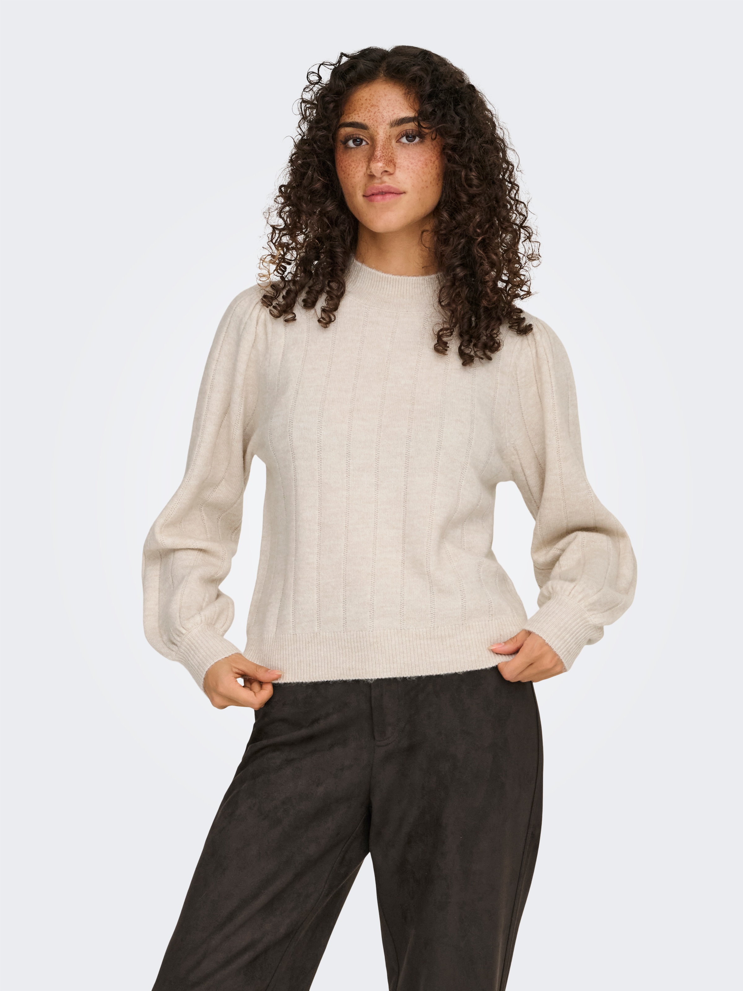 ONLY Strickpullover »ONLFIRENZE LS HIGHNECK PULLOVER KNT NCA«
