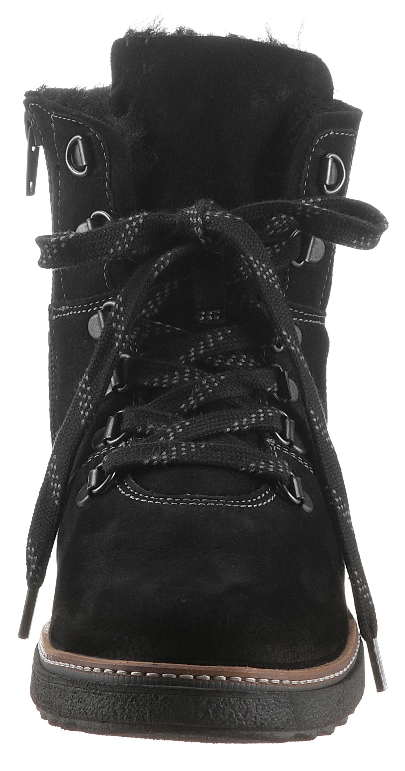 Waldläufer Winterboots »HITOMI«, Outdoorboots, Schnürboots mit Lammfellfutter, H-Weite