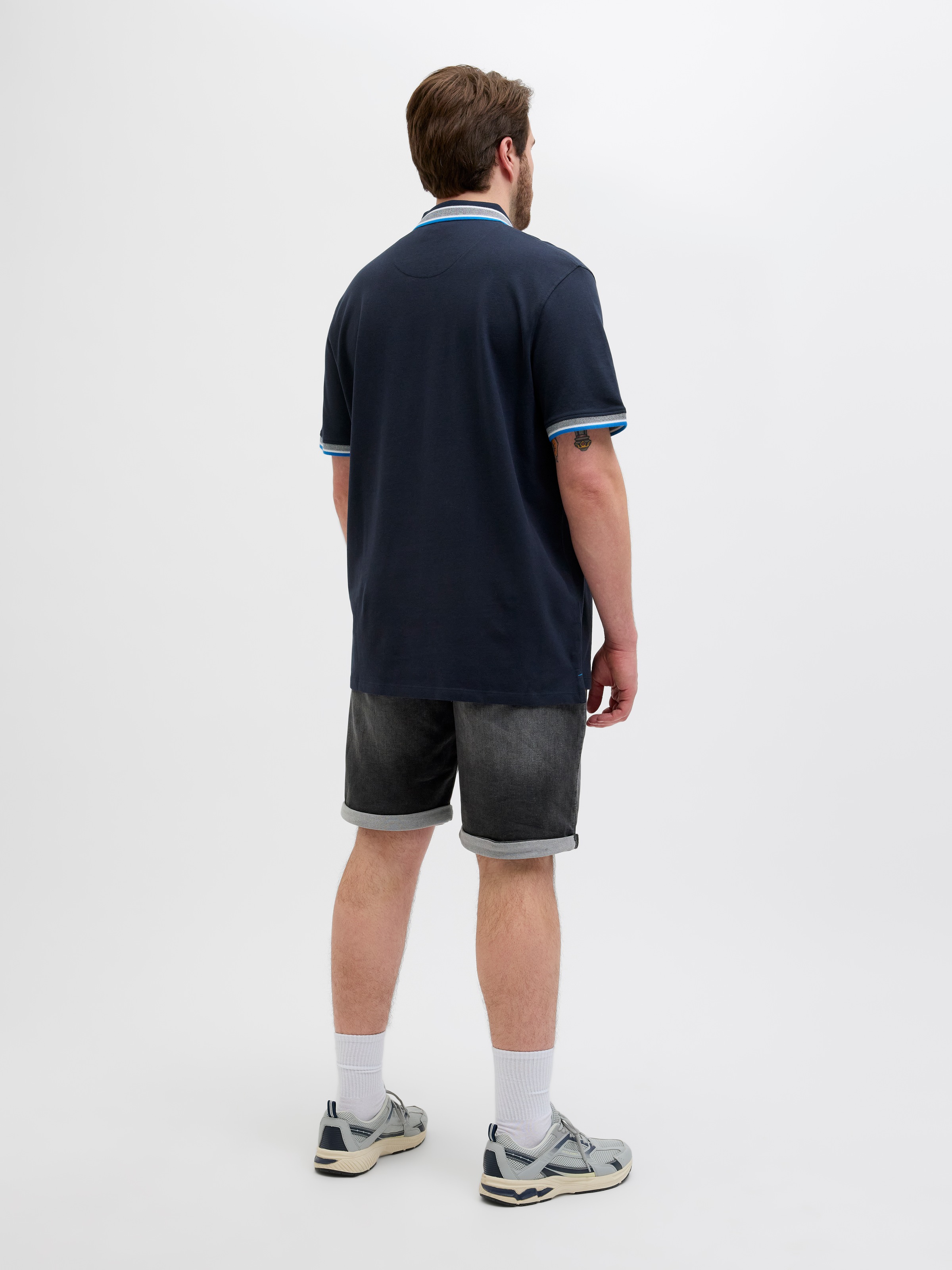 Jack & Jones PlusSize Poloshirt »JJEPAULOS POLO SS NOOS PLS«, mit Logo Stickerei
