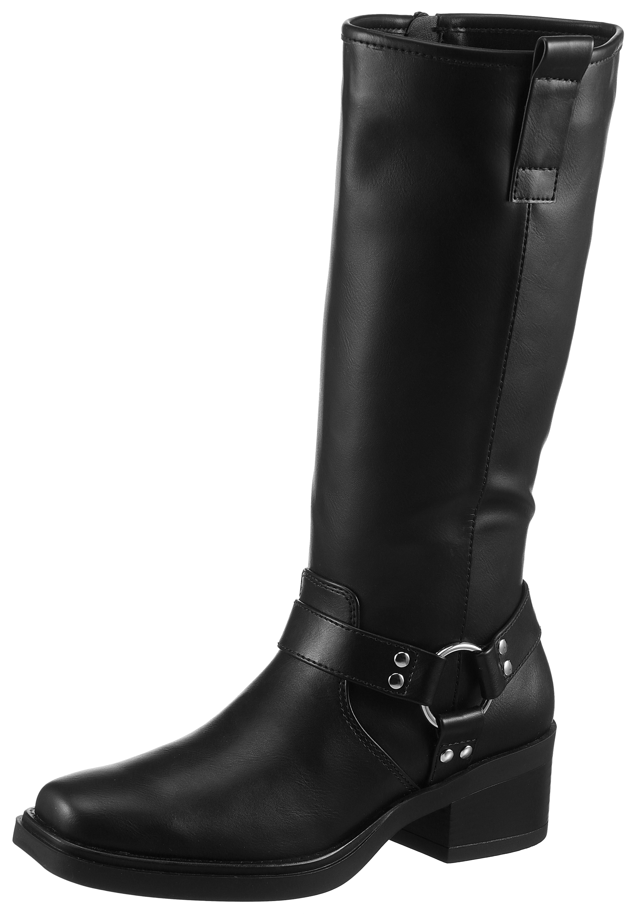 Aniston SHOES Stiefel, Bikerstiefel mit Innen-Reißverschluss - NEUE KOLLEKTION