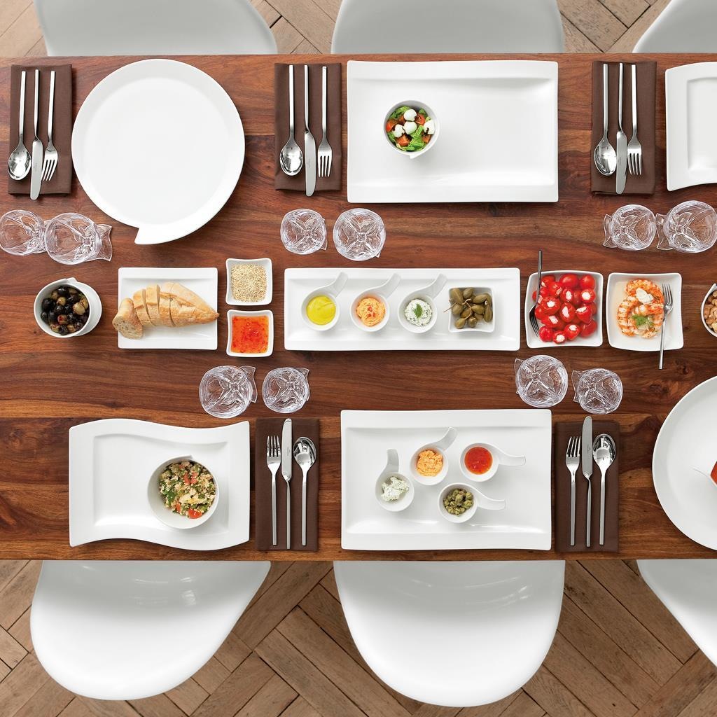 Villeroy & Boch Besteck-Set »Tafelbesteck NewWave 24er Set edelstahl« Spülmaschinenfest