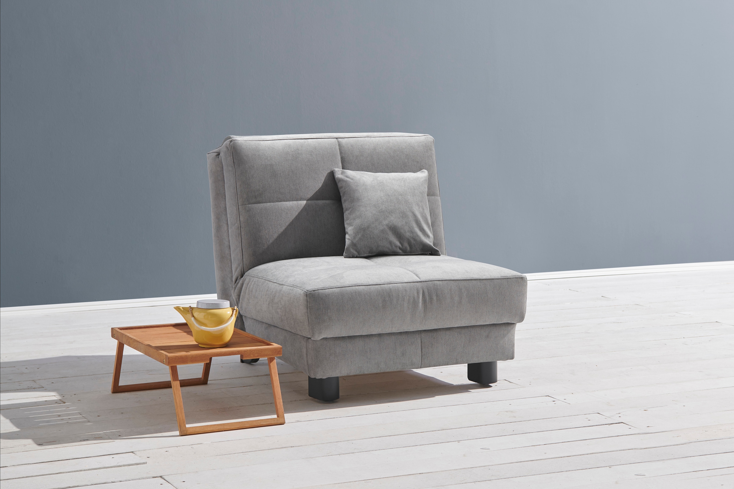 ATLANTIC home collection Sofa »Glenn«, mit Seitentasche, Rückenkissen und  Wellenunterfederung OTTO Online Shop