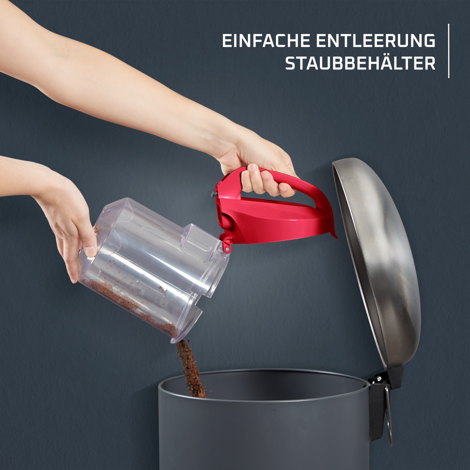 Rowenta Bodenstaubsauger »Swift Power Cyclonic, ohne Beutel, hohe Saugleistung auf Hartböden«, 750 W, beutellos, kompakte Größe, starke Leistung dank Effitech-Motor, einfache Leerung