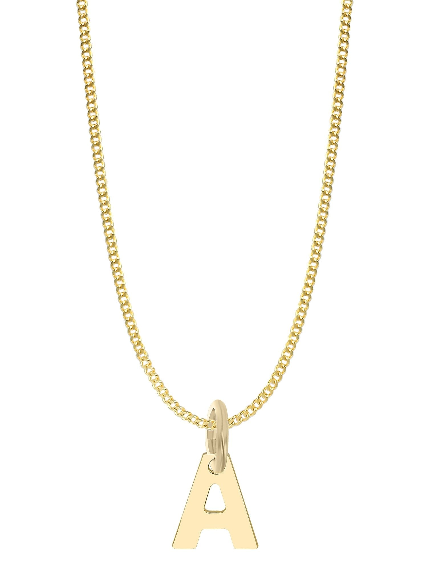 Adelia´s Buchstabenanhänger »Unisex Anhänger ¿ Buchstabe N Buchstabenanhänger aus 375 Gold«