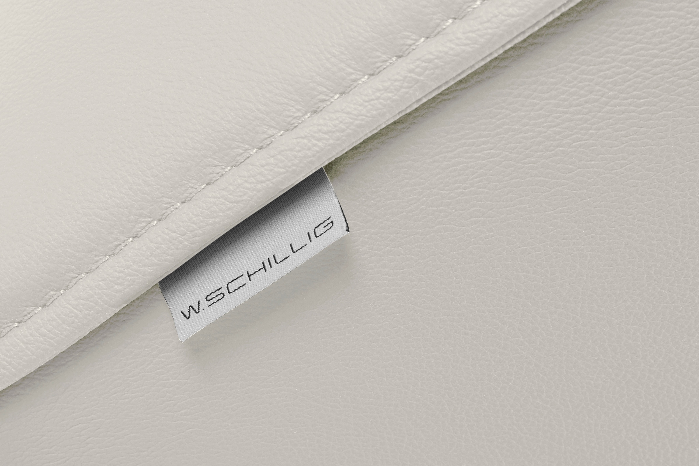 W.SCHILLIG 3-Sitzer »sally«, mit Metall-Winkelfüßen in Chrom glänzend, Breite 224 cm