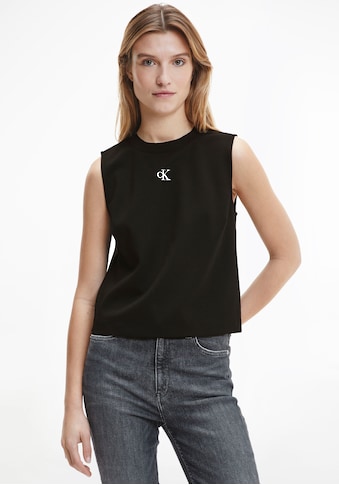 Calvin Klein Jeans Tanktop »CK SLEEVELESS MILANO TOP«, mit CK Monogramm auf der Brust kaufen