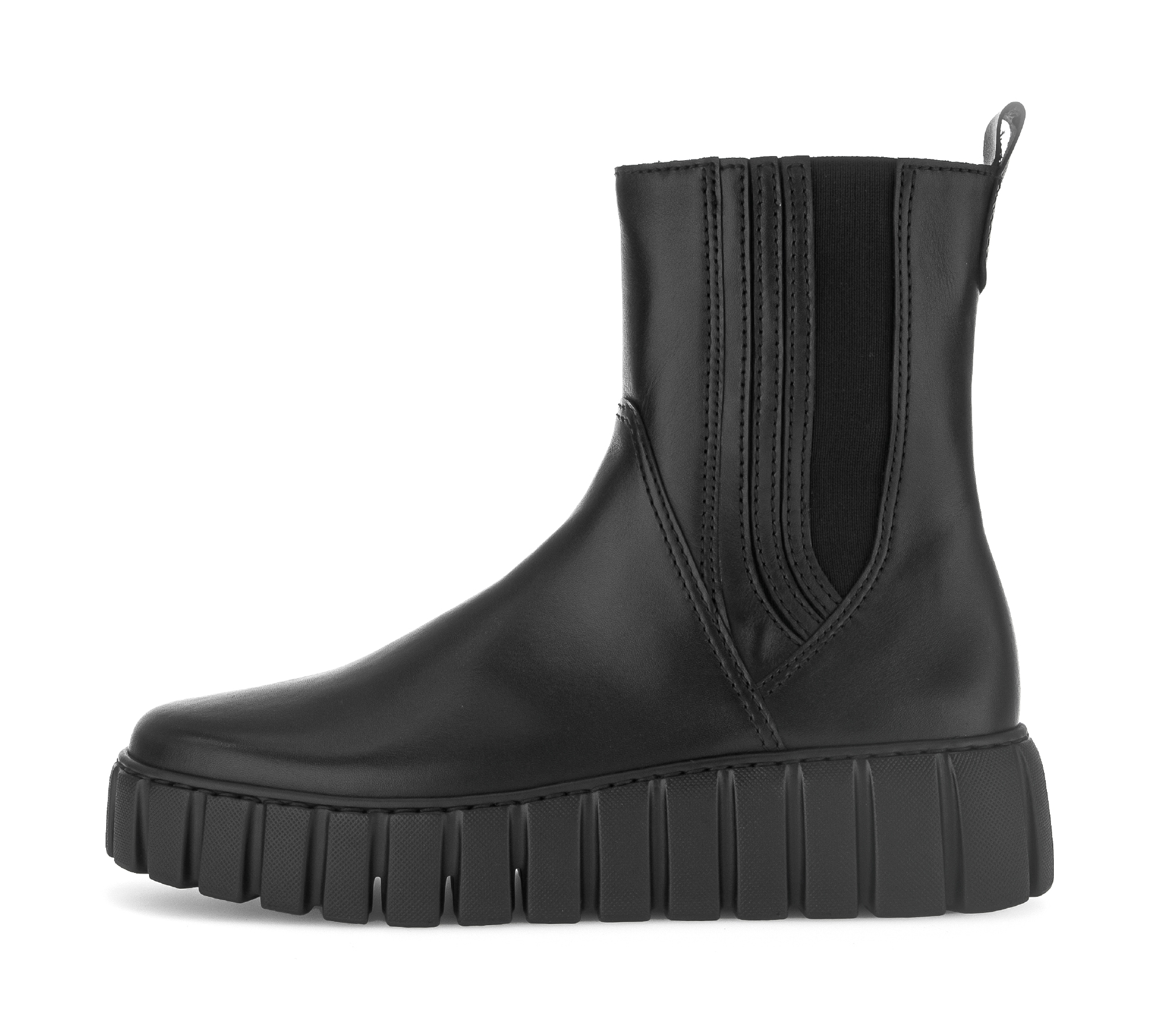 Gabor Chelseaboots »FLORENZ«, Plateau, Stiefelette mit Stretcheinsatz außen