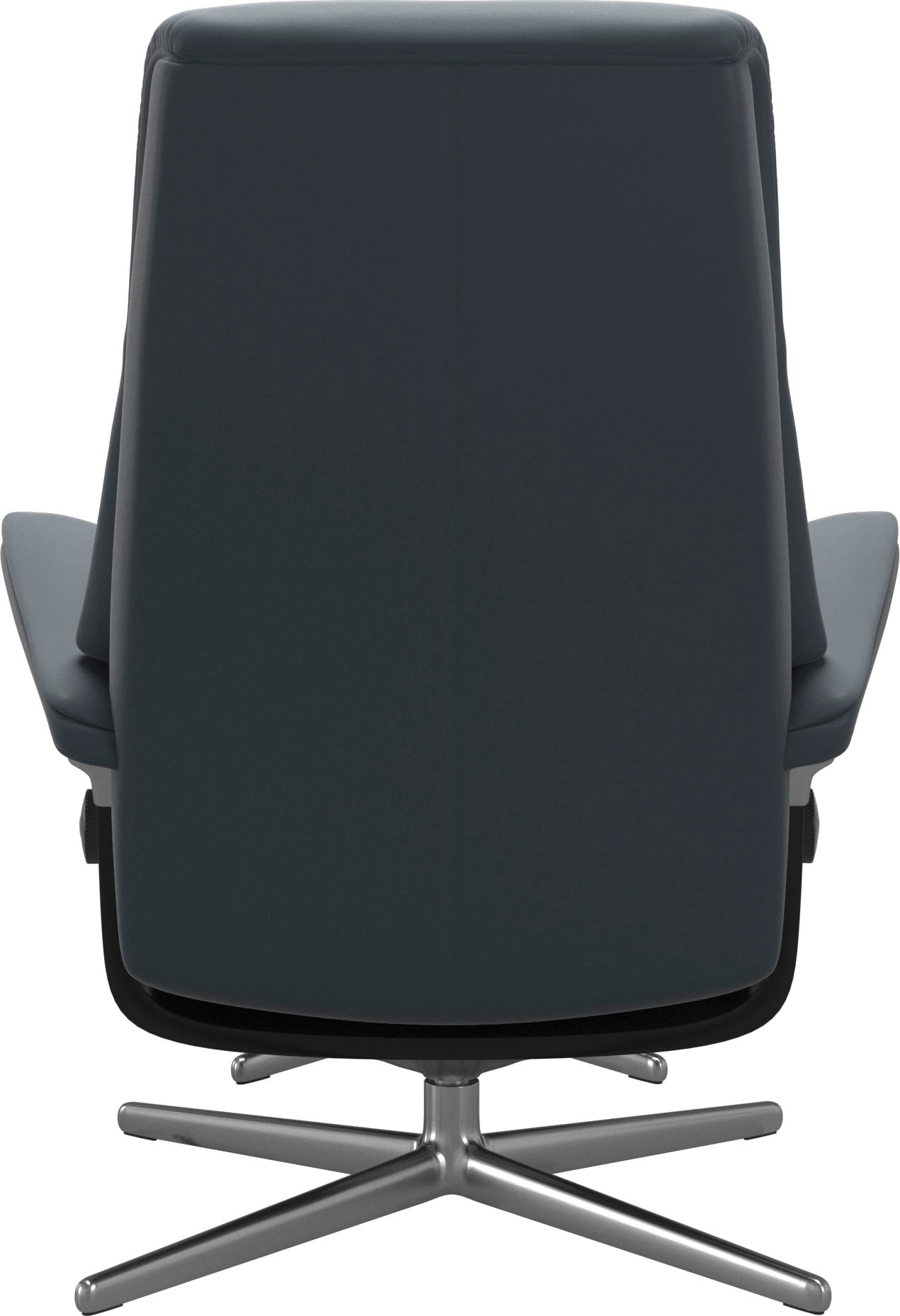 Stressless® Relaxsessel »View« Set, Relaxsessel mit Hocker,  mit Hocker, mit Cross Base, Größe S, M & L, Holzakzent Schwarz